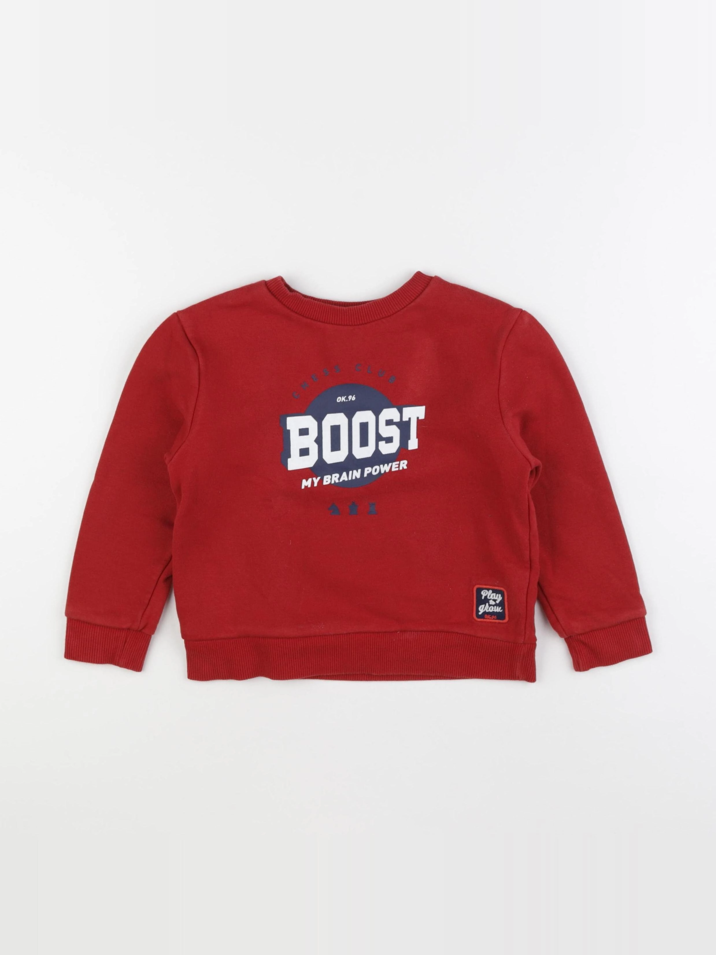 Okaidi - sweat rouge - 4 ans