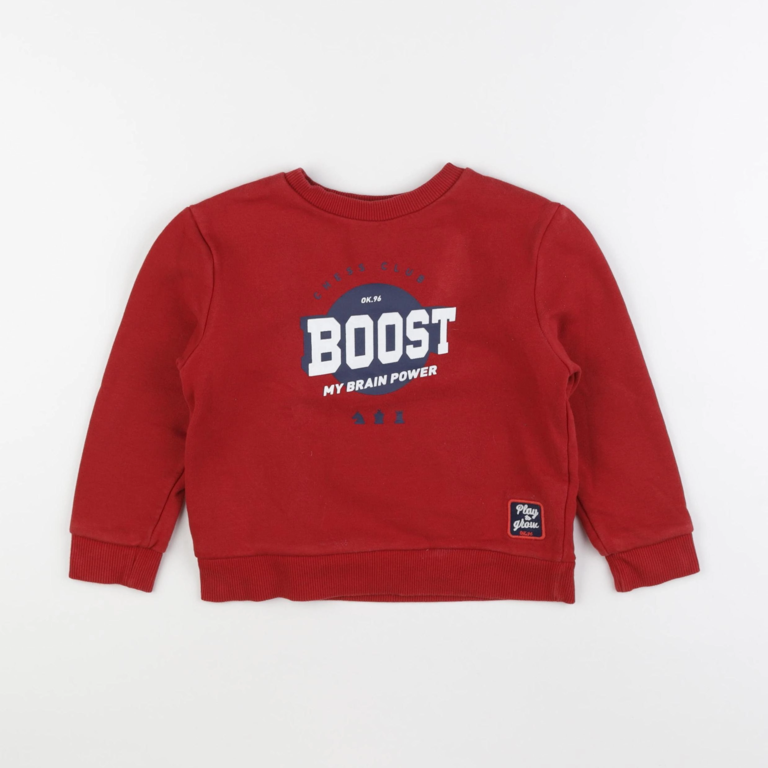 Okaidi - sweat rouge - 4 ans