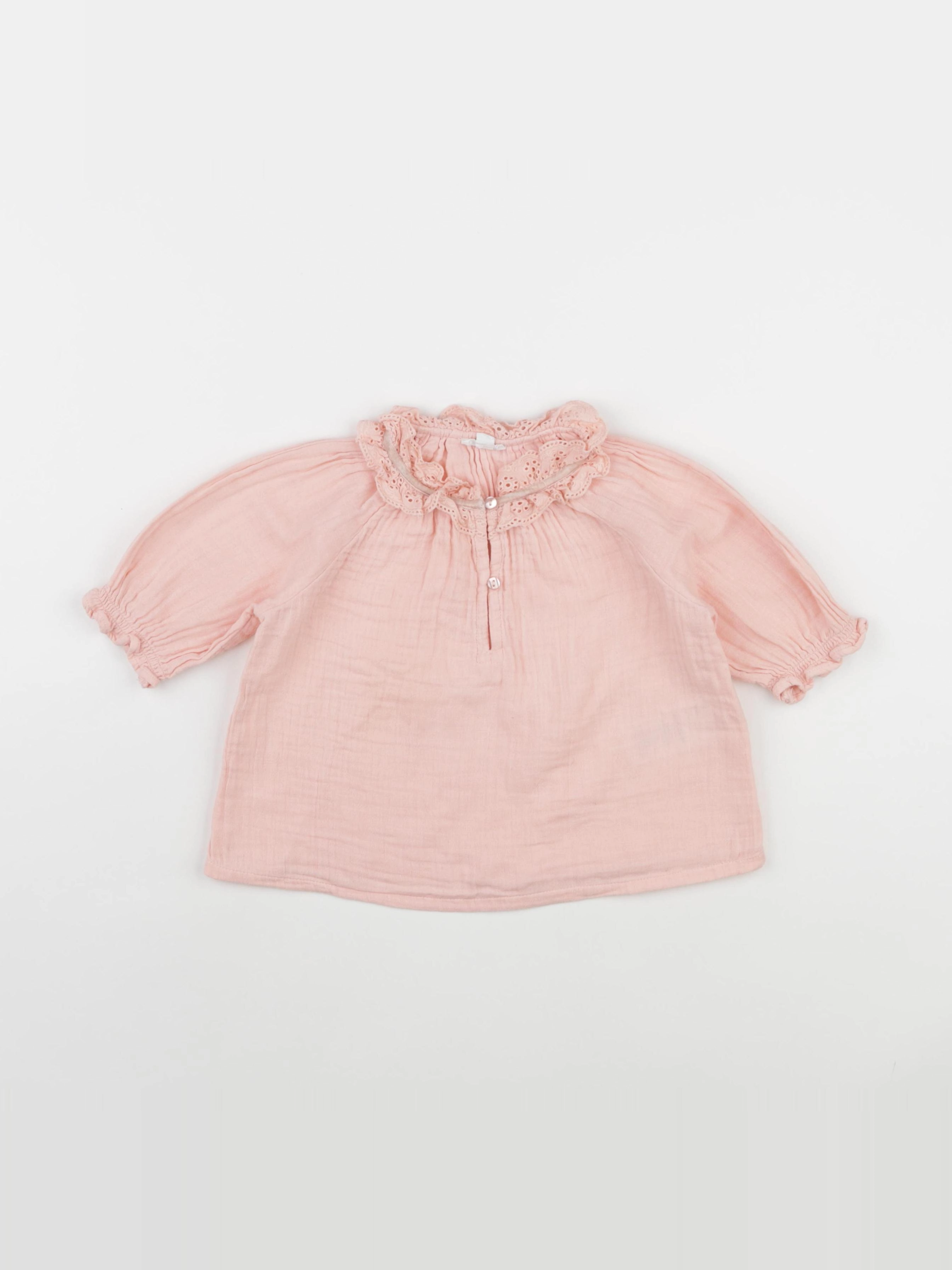 Vertbaudet - blouse rose - 24 mois