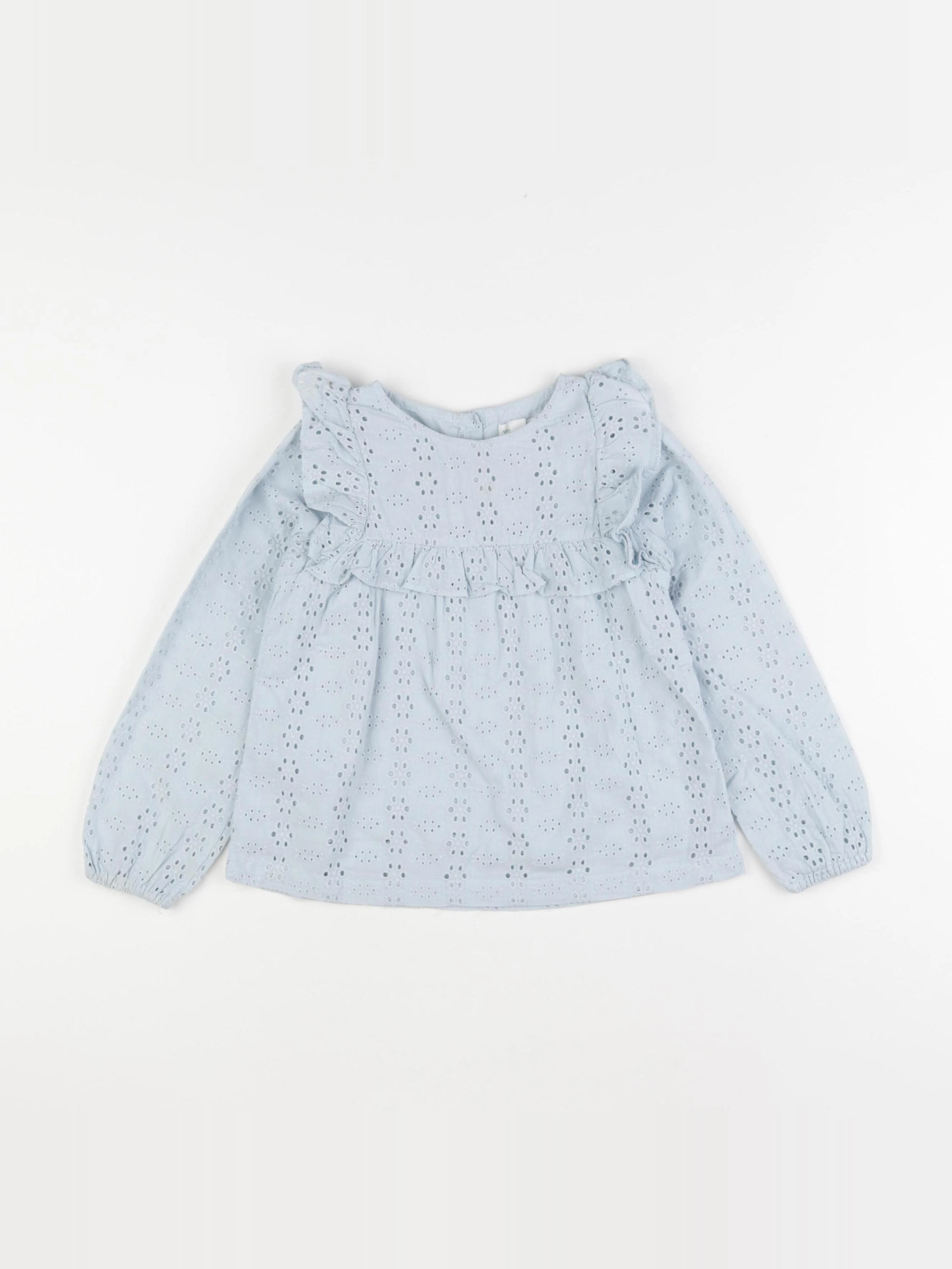 Vertbaudet - blouse bleu - 6 ans