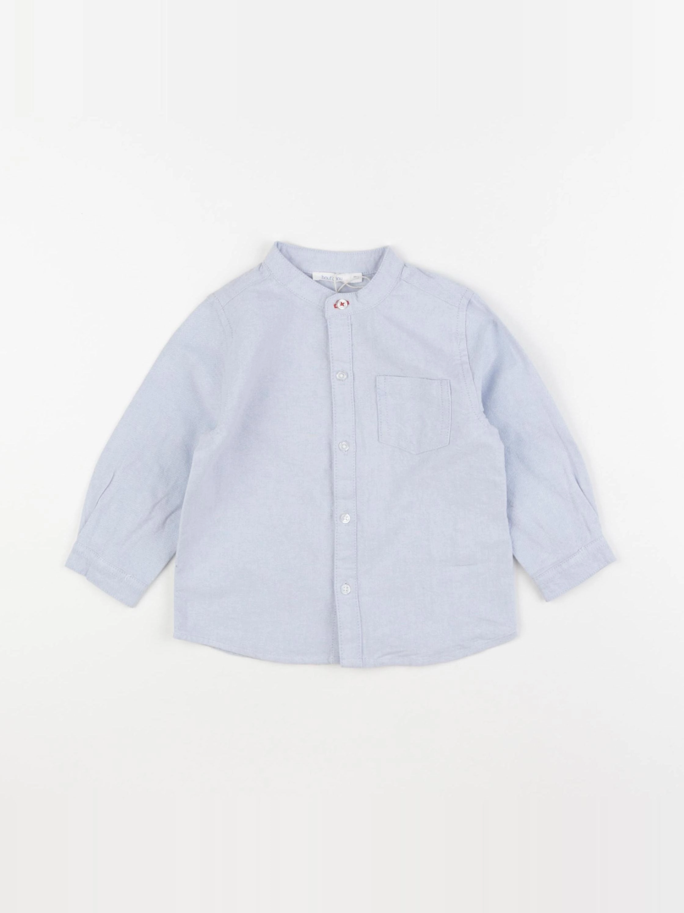 Boutchou - chemise bleu - 18 mois