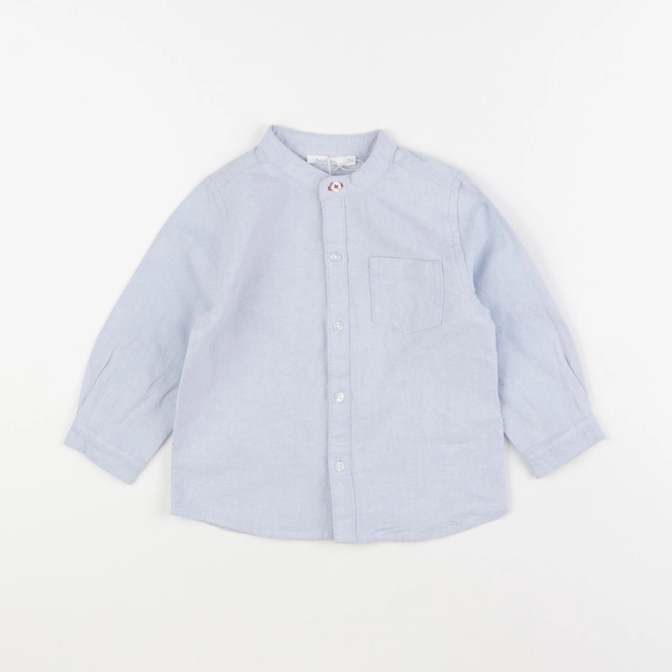 Boutchou - chemise bleu - 18 mois