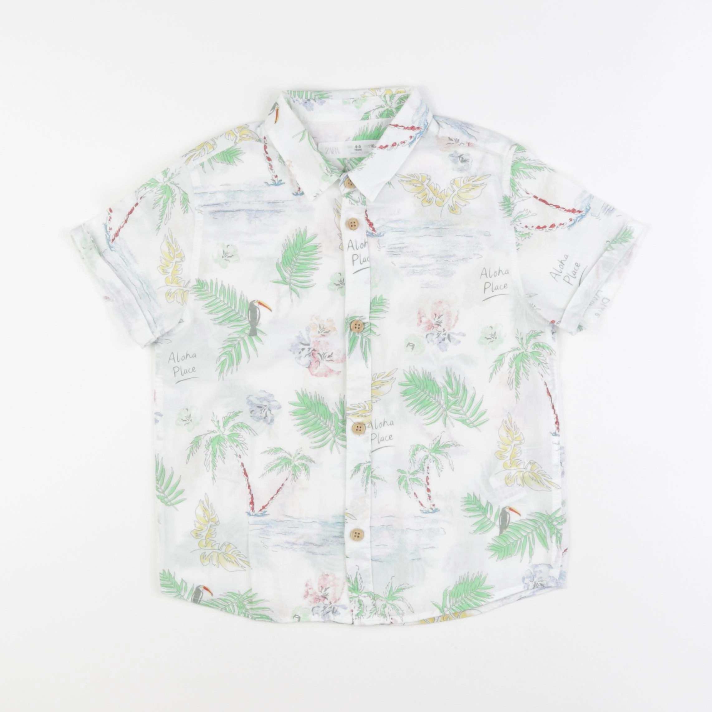 Zara - chemise multicolore - 4/5 ans