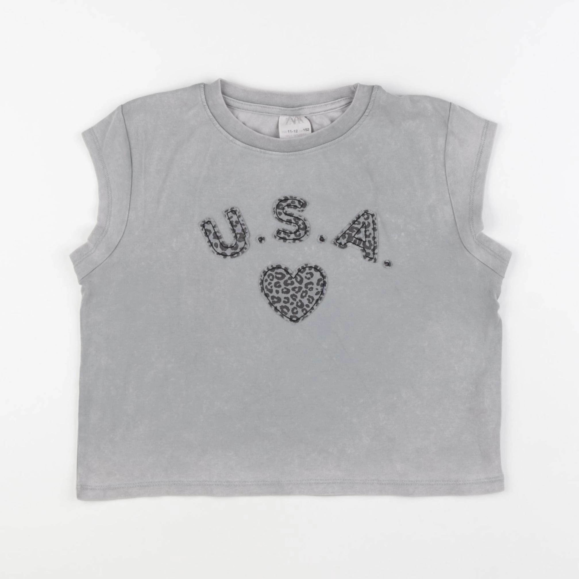 Zara - débardeur gris - 11/12 ans