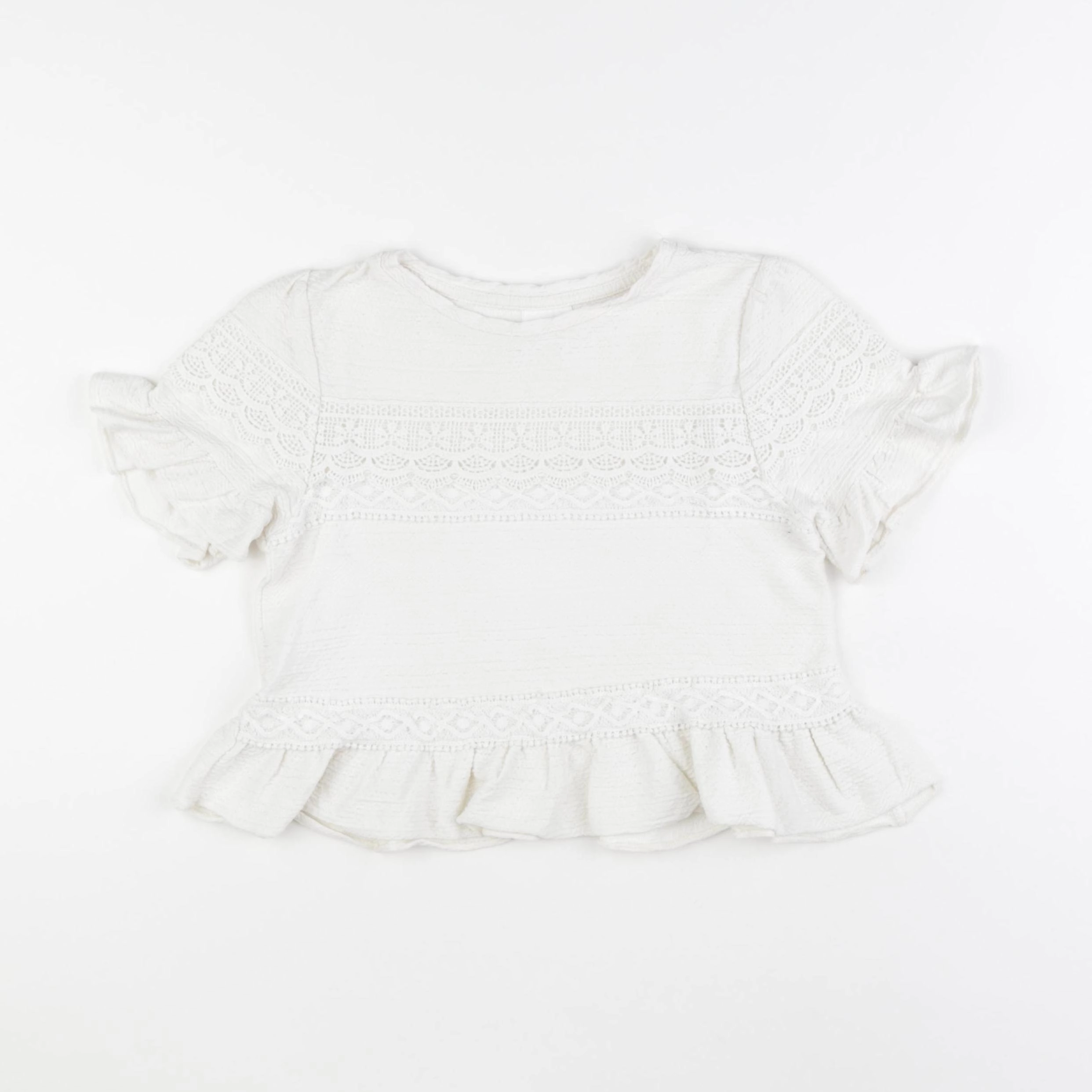 Zara - blouse beige - 9 ans