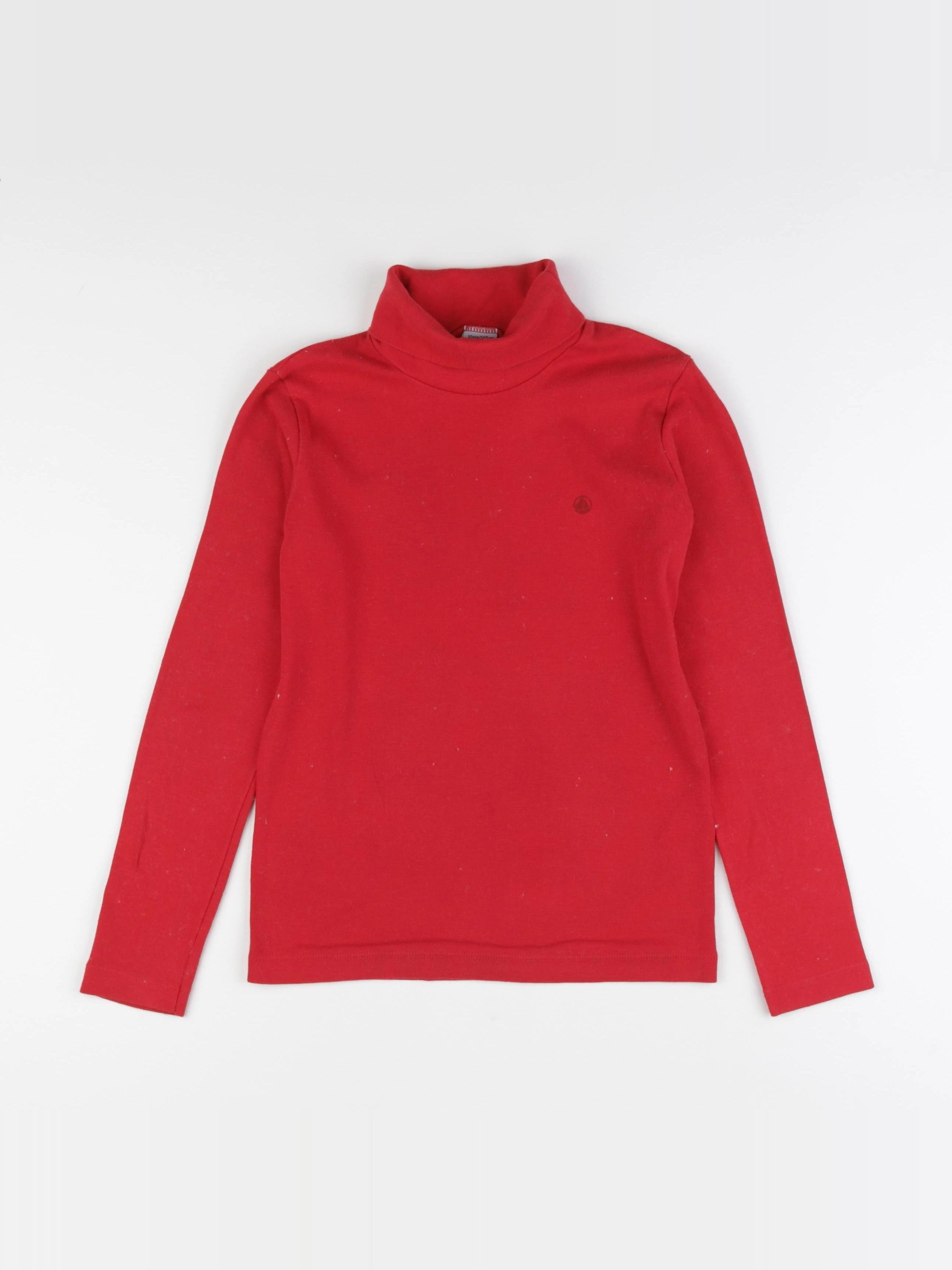 Petit Bateau - sous-pull rouge - 10 ans