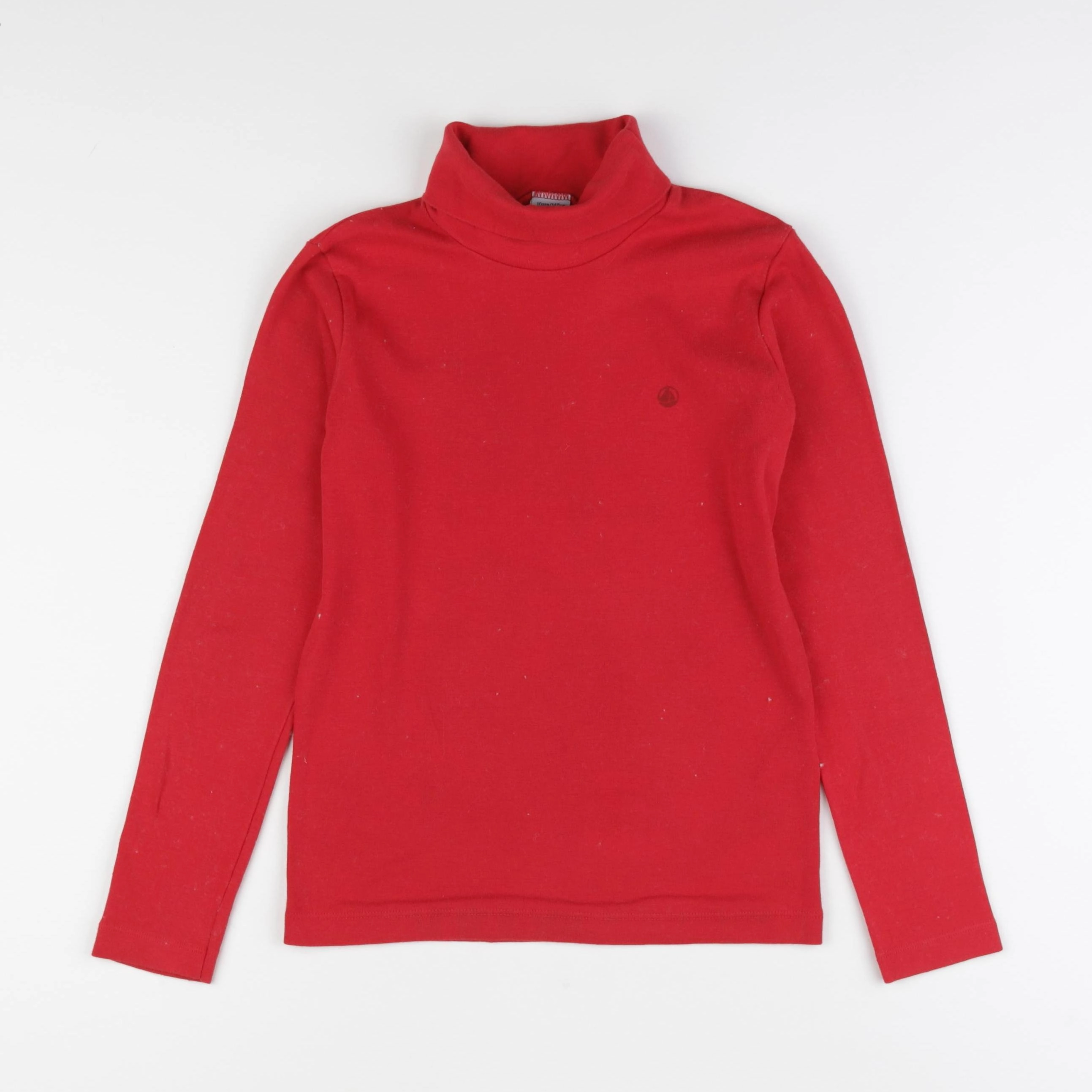 Petit Bateau - sous-pull rouge - 10 ans