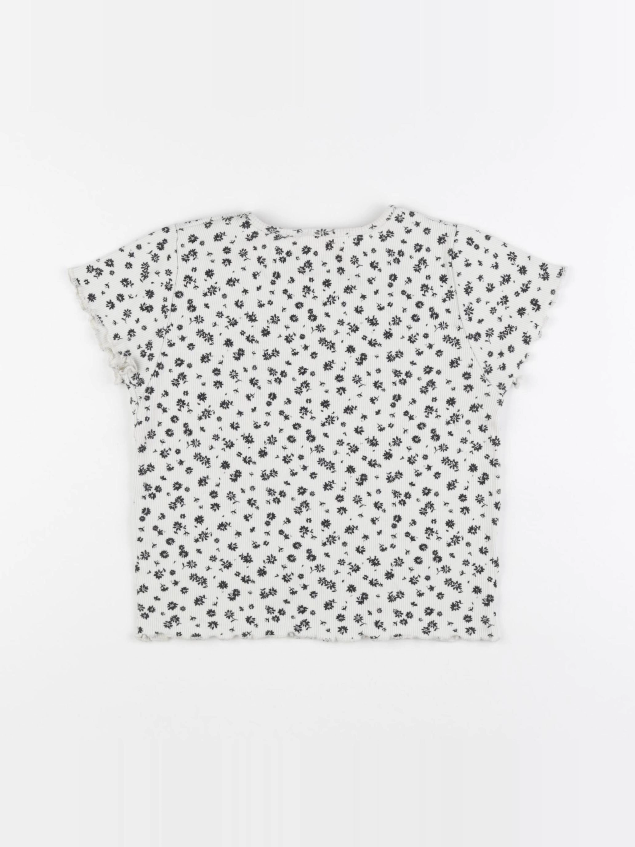 Zara - tee-shirt beige, noir - 10 ans