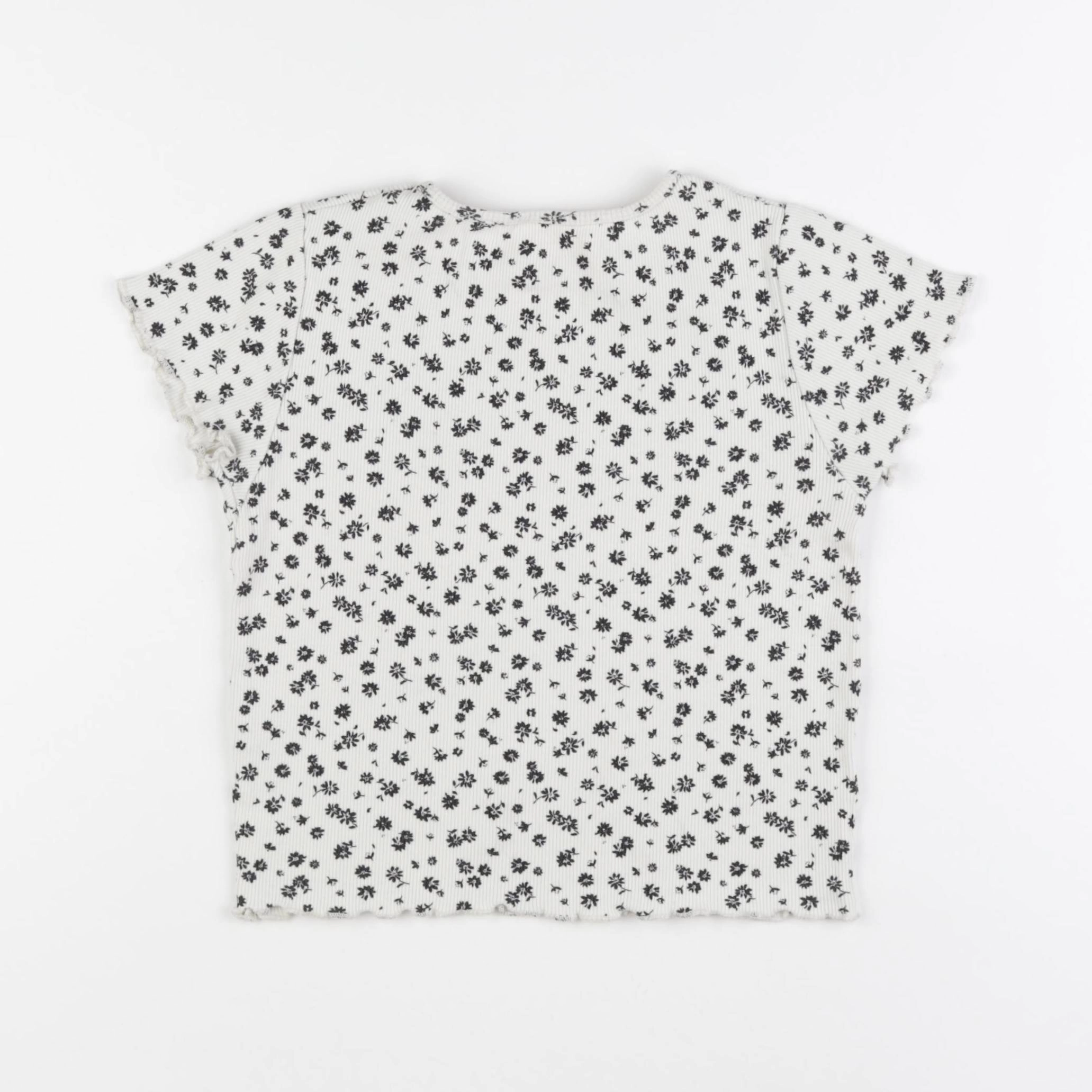 Zara - tee-shirt beige, noir - 10 ans