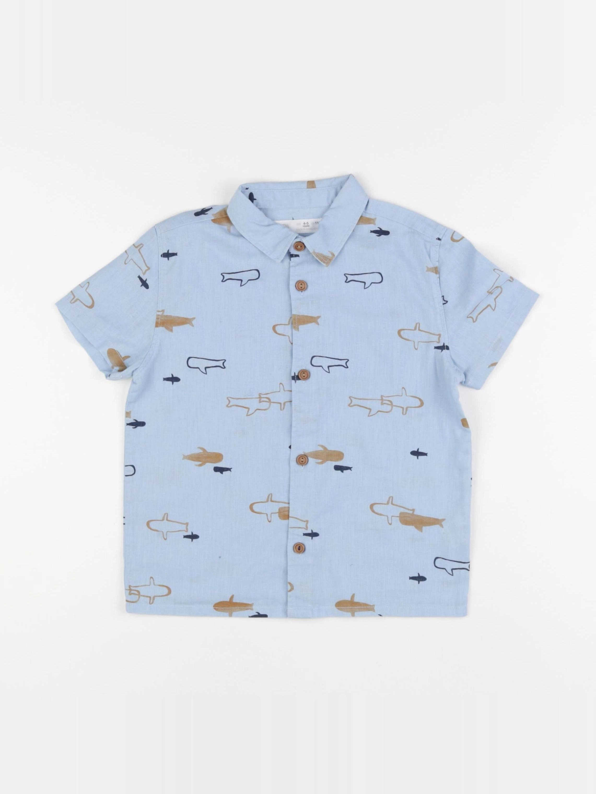 Zara - chemise bleu - 4/5 ans
