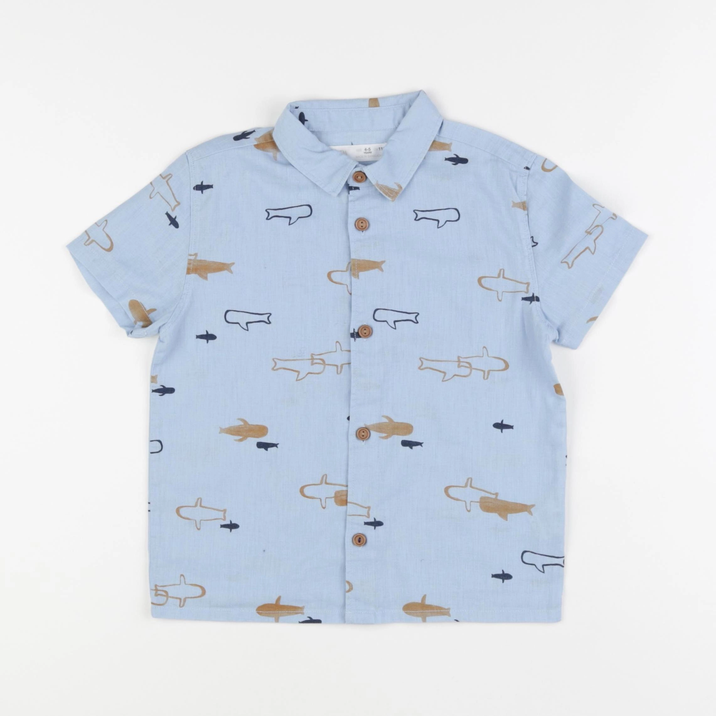 Zara - chemise bleu - 4/5 ans