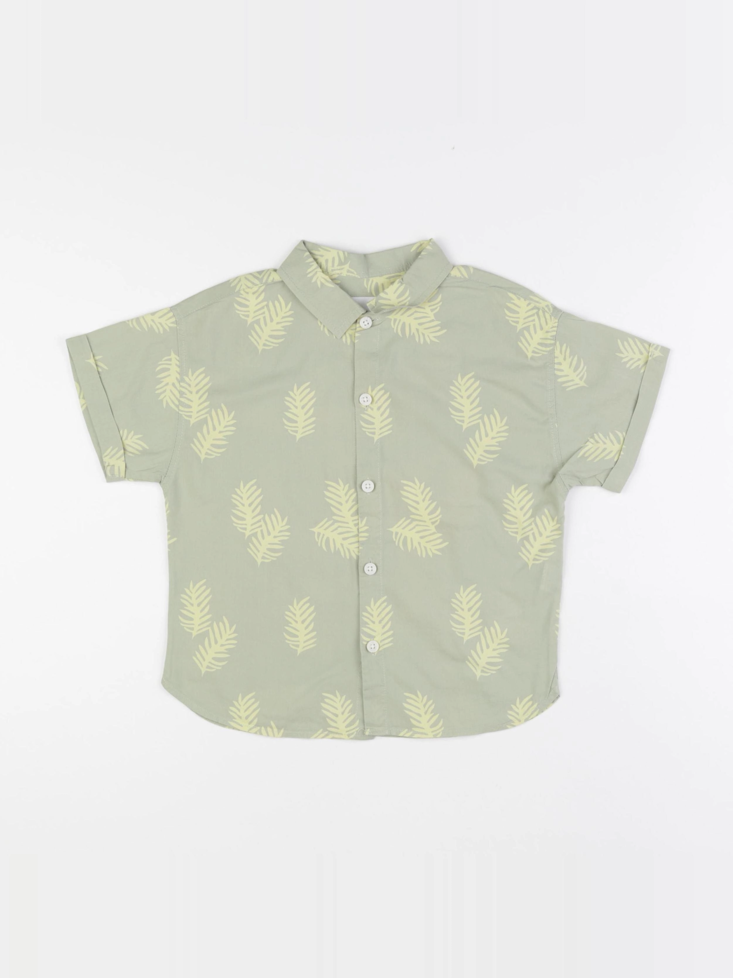 Zara - chemise jaune, vert - 4/5 ans