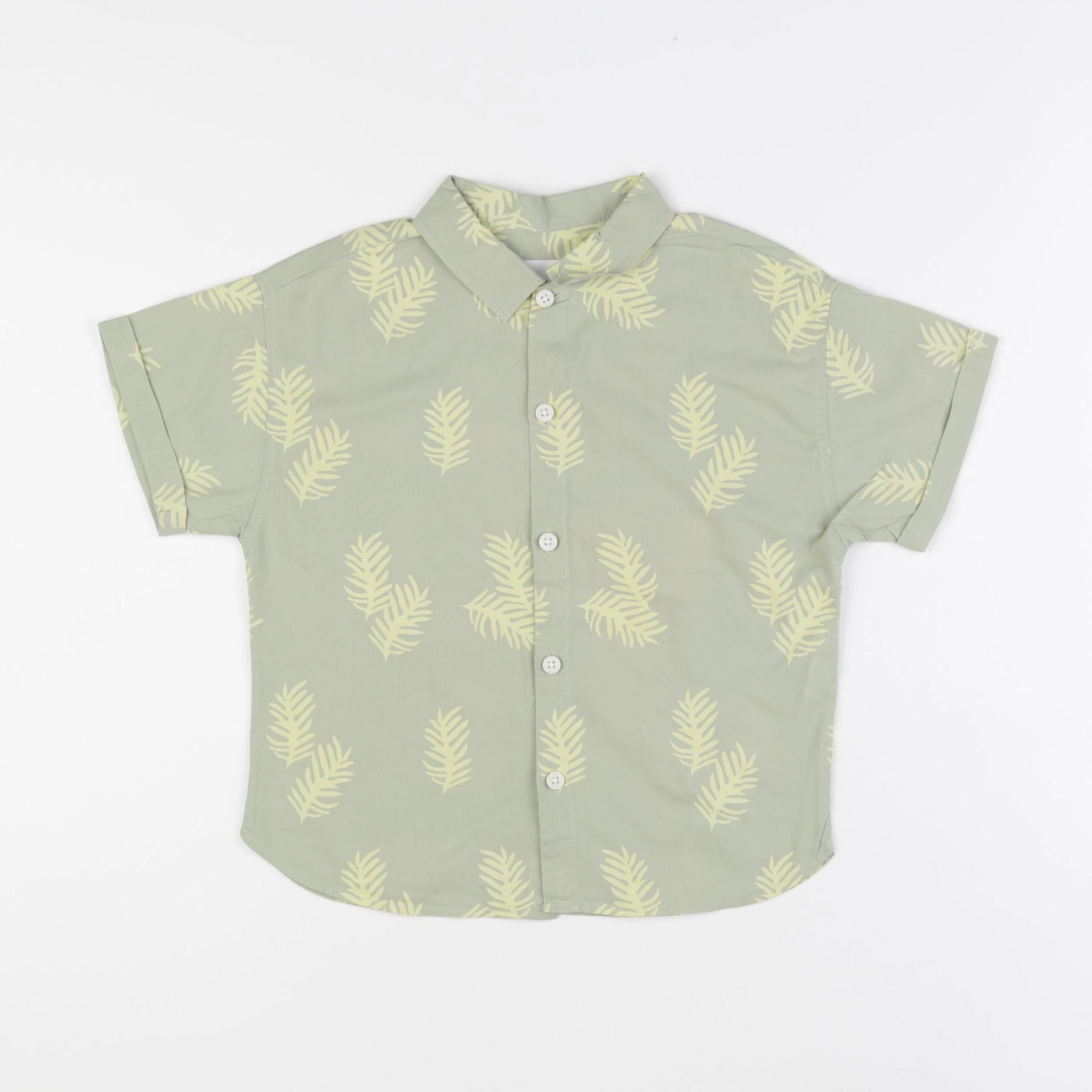 Zara - chemise jaune, vert - 4/5 ans