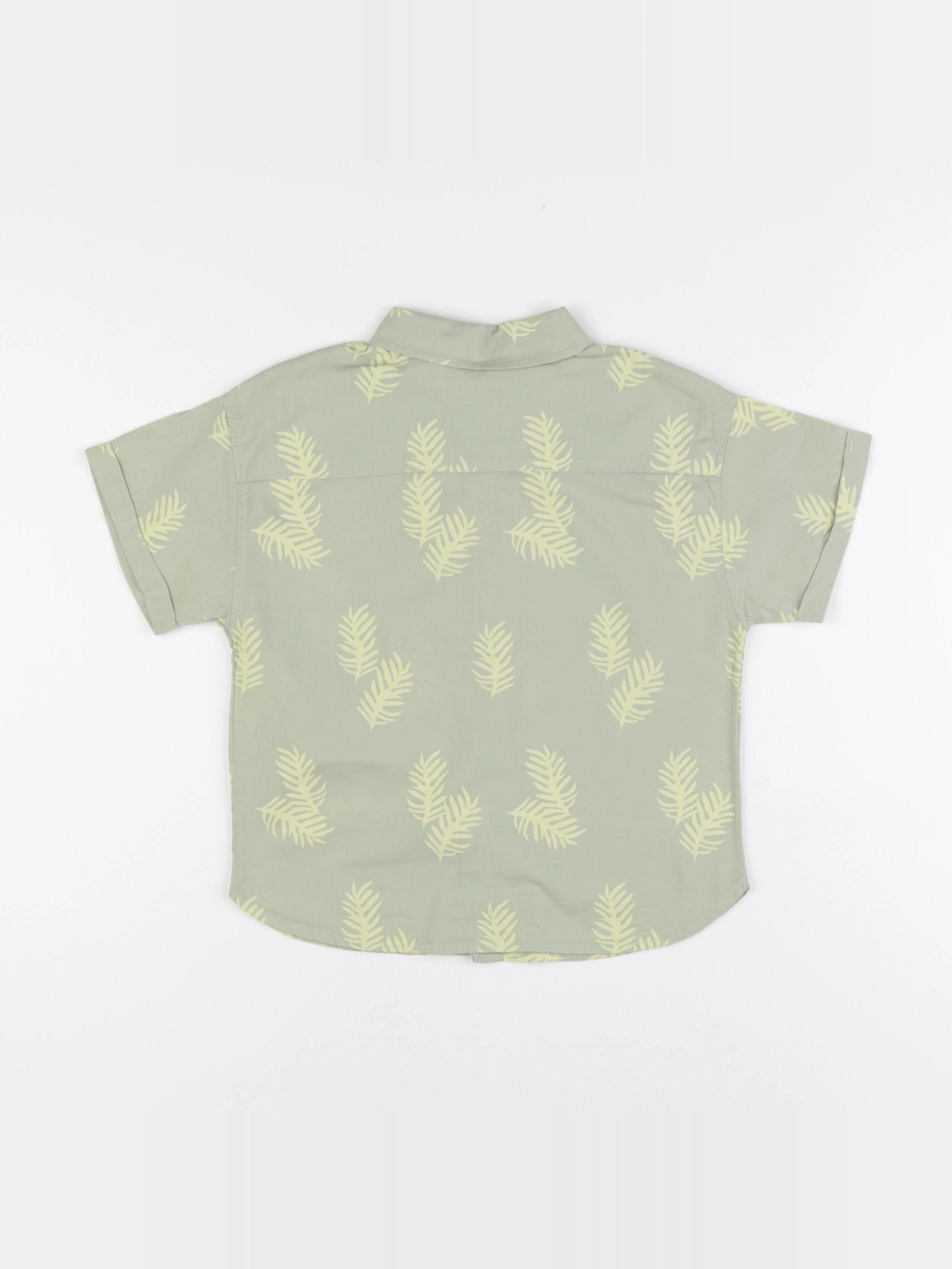 Zara - chemise jaune, vert - 4/5 ans