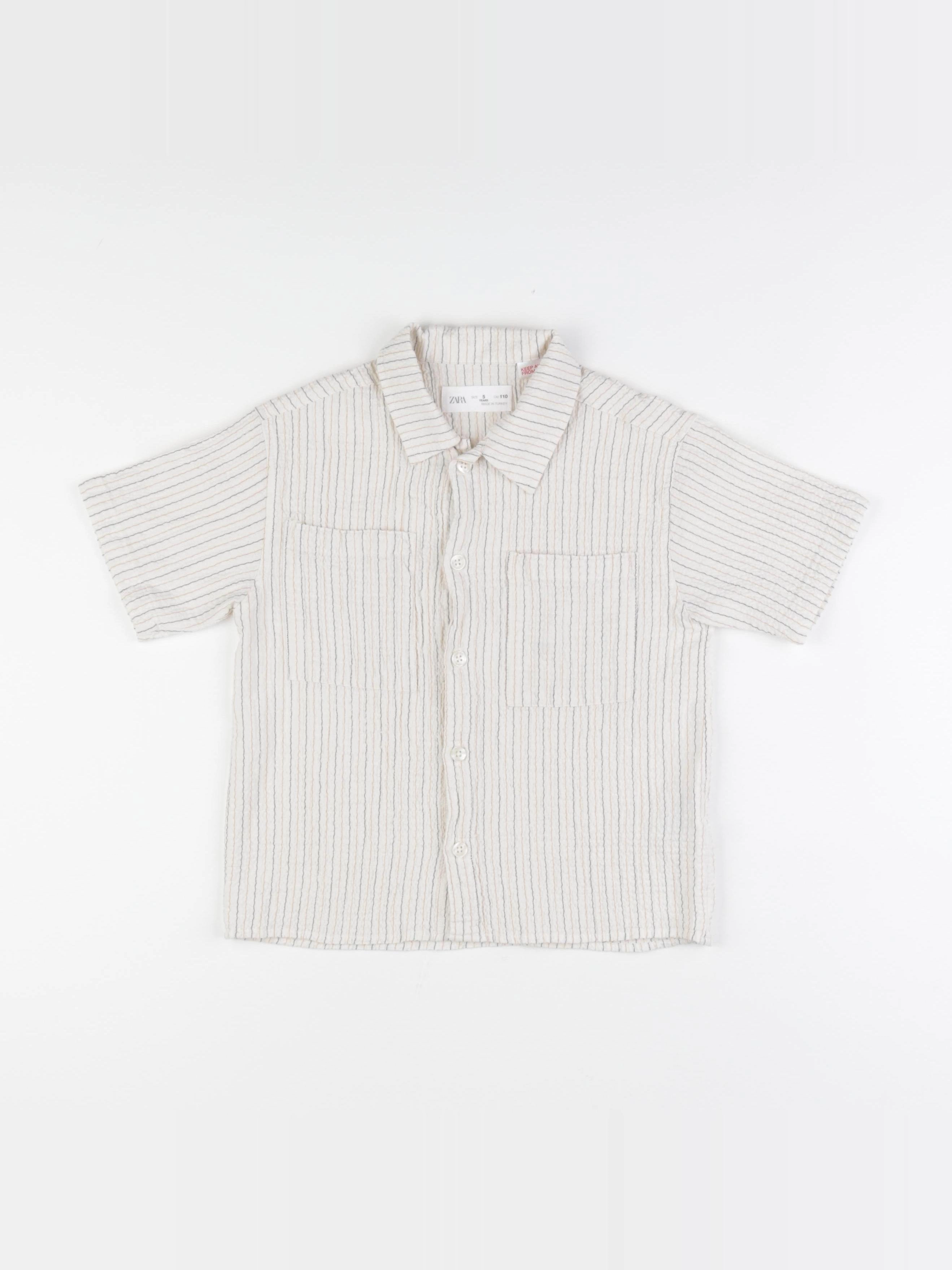 Zara - chemise beige - 5 ans