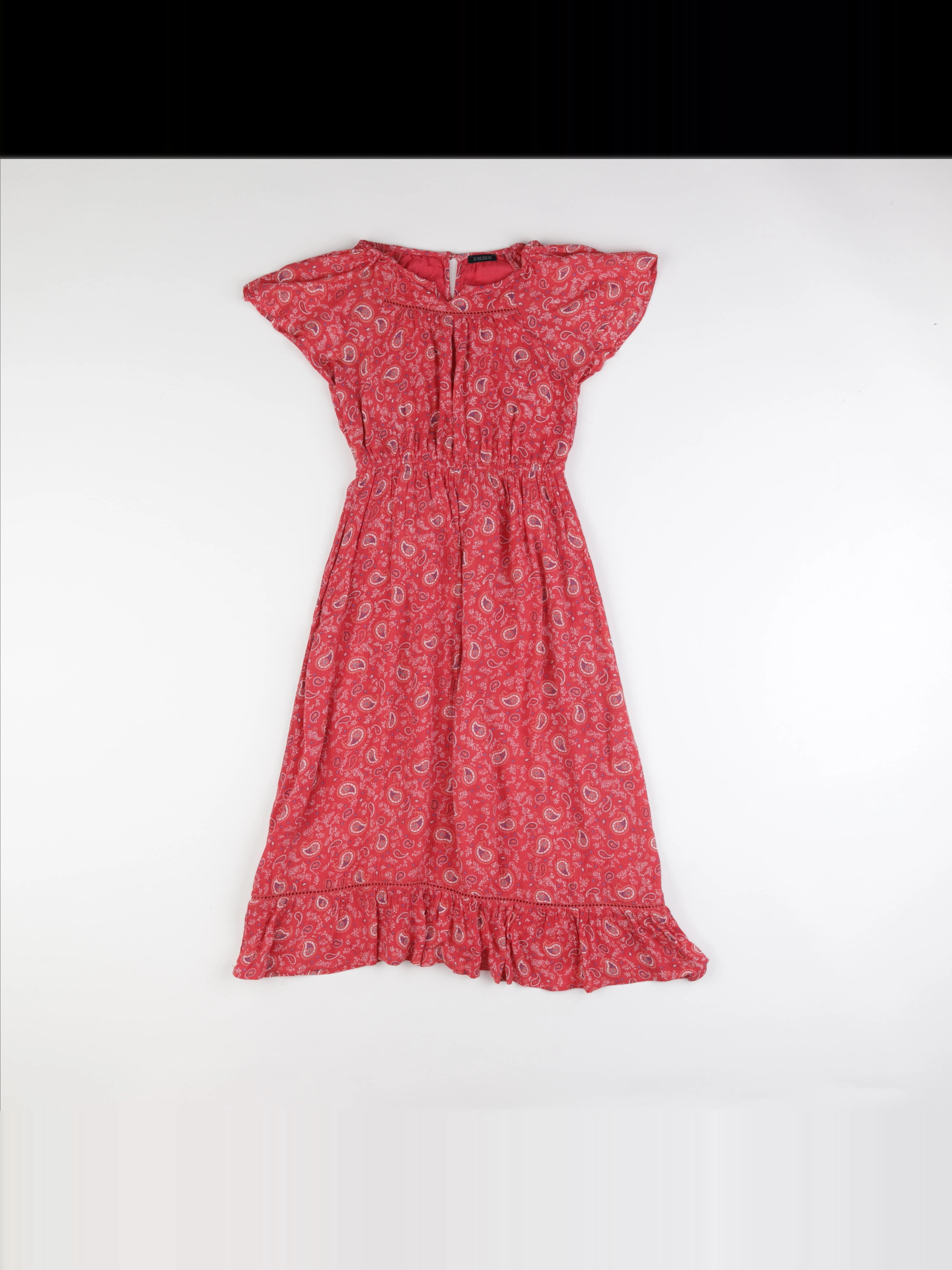 IKKS - robe rouge - 6 ans