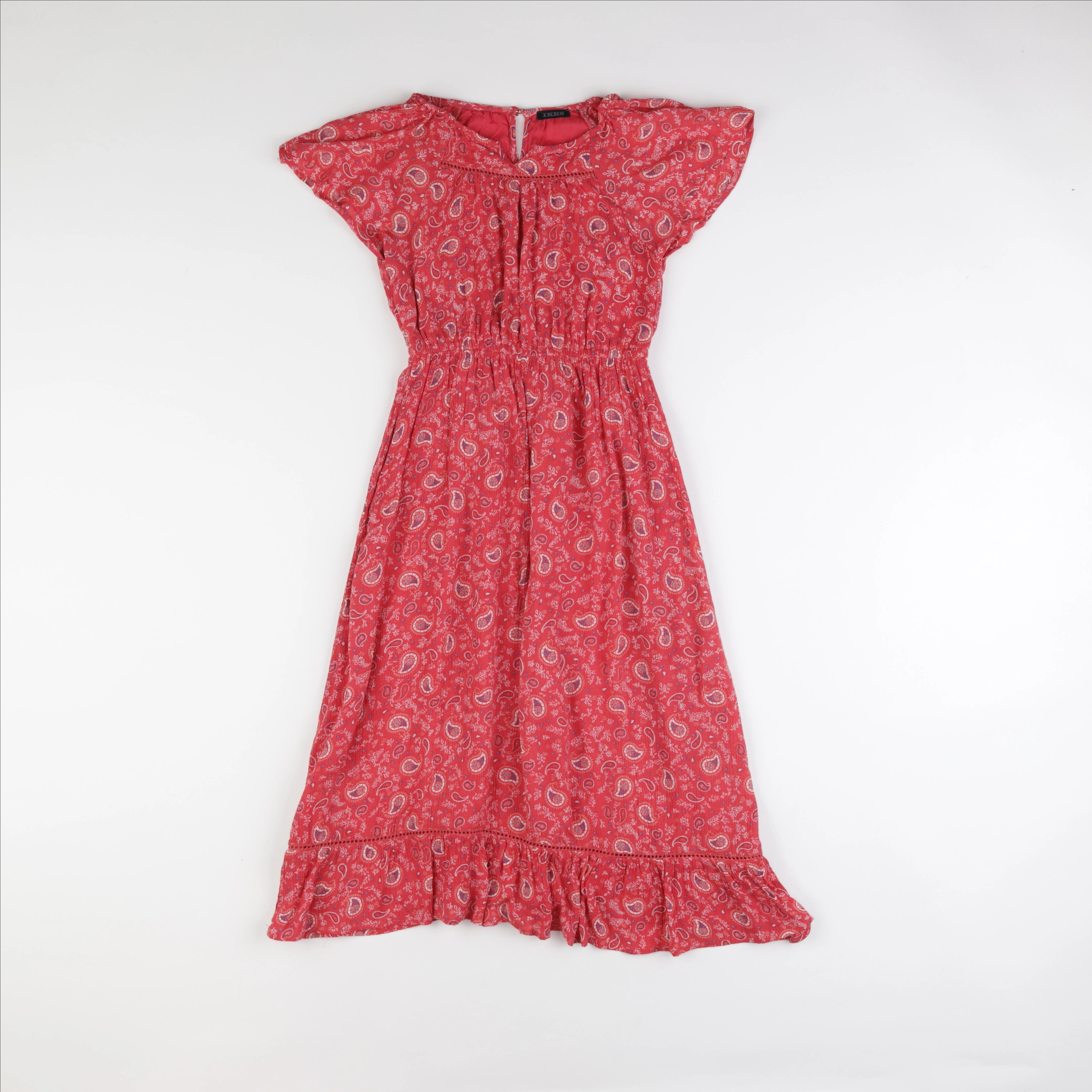 IKKS - robe rouge - 6 ans