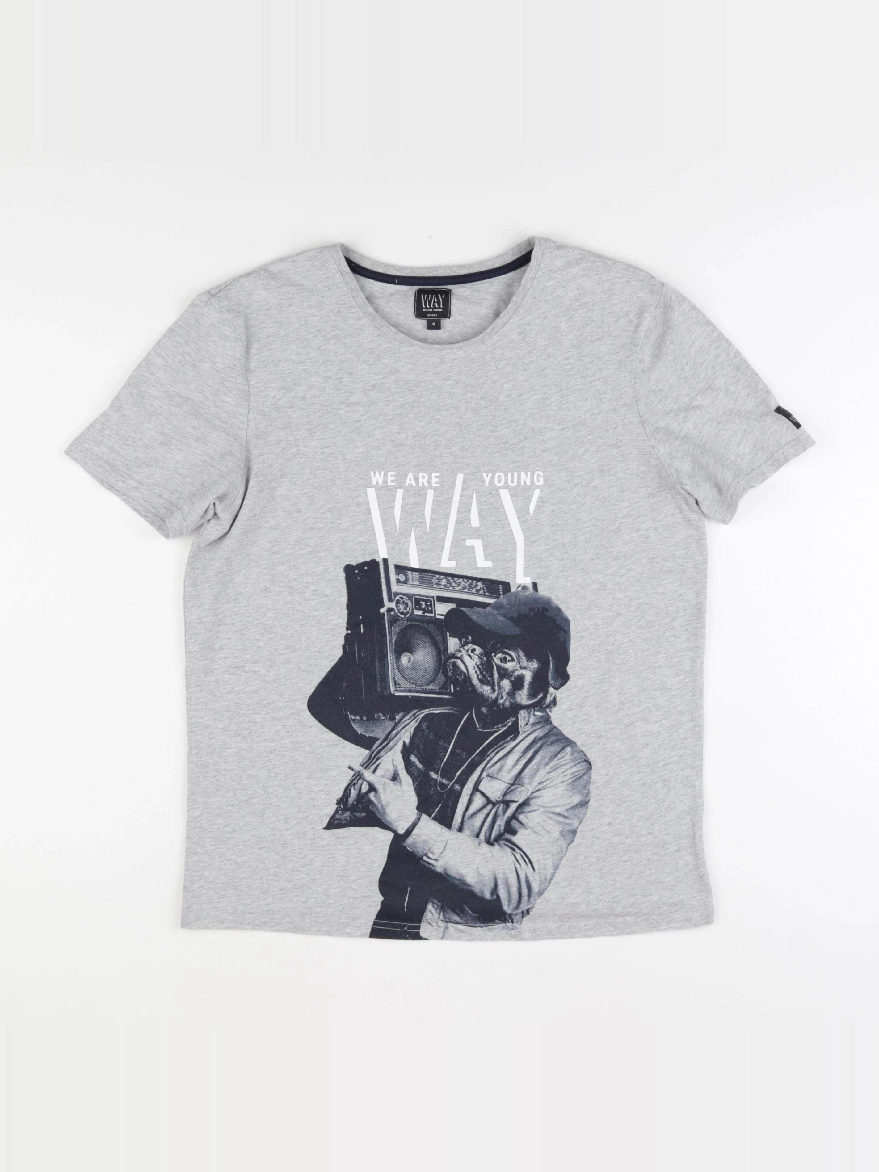 IKKS - tee-shirt gris - 16 ans
