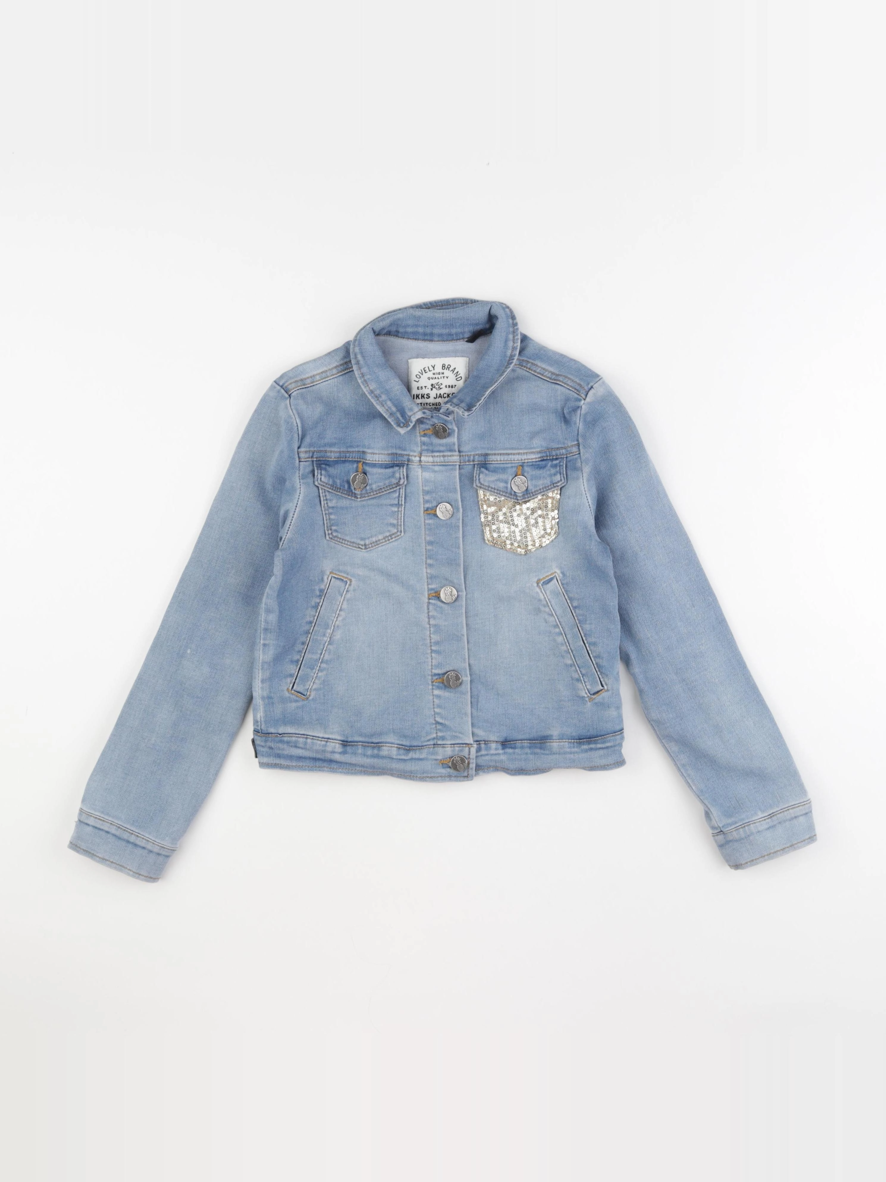 IKKS - veste bleu - 8 ans