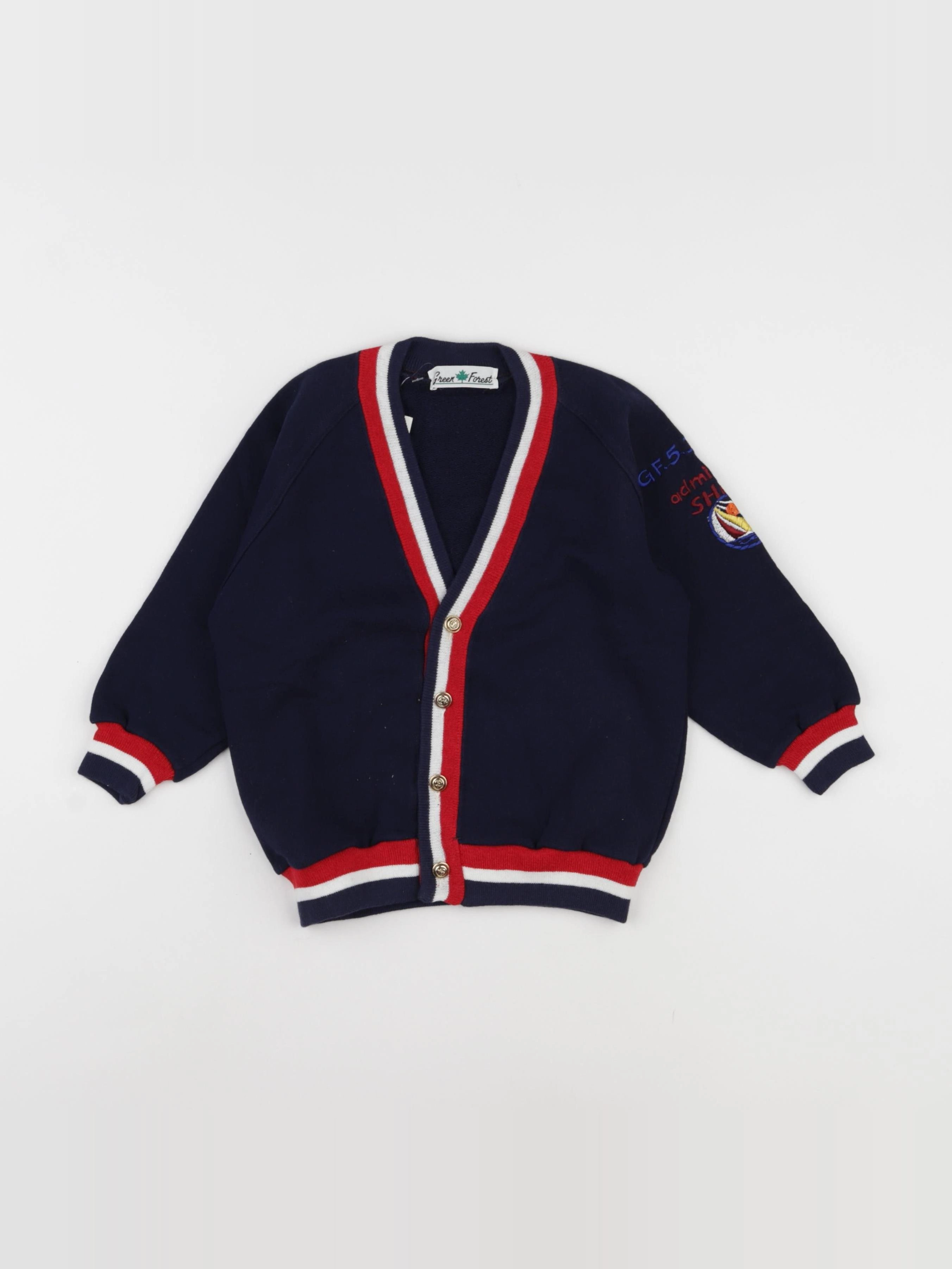 Vintage - sweat bleu - 2 ans