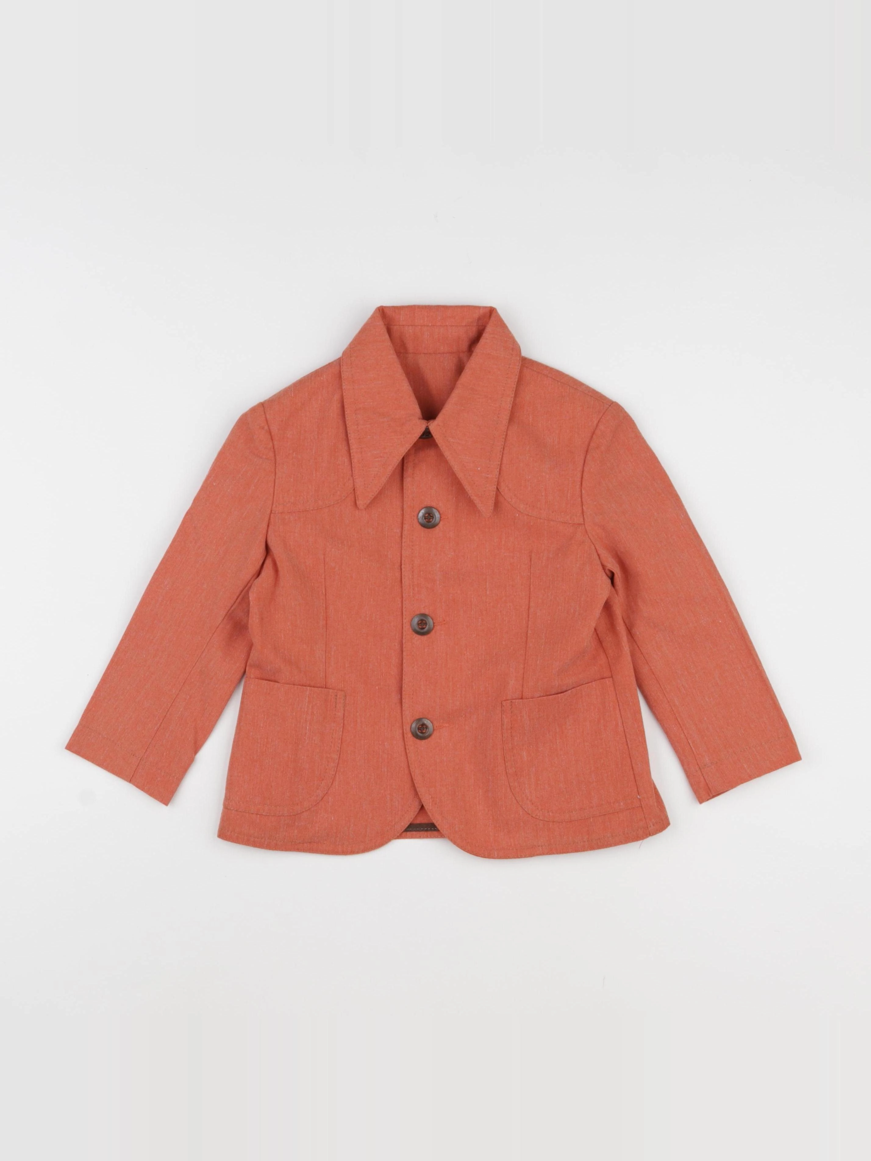 Vintage - veste orange - 4 ans