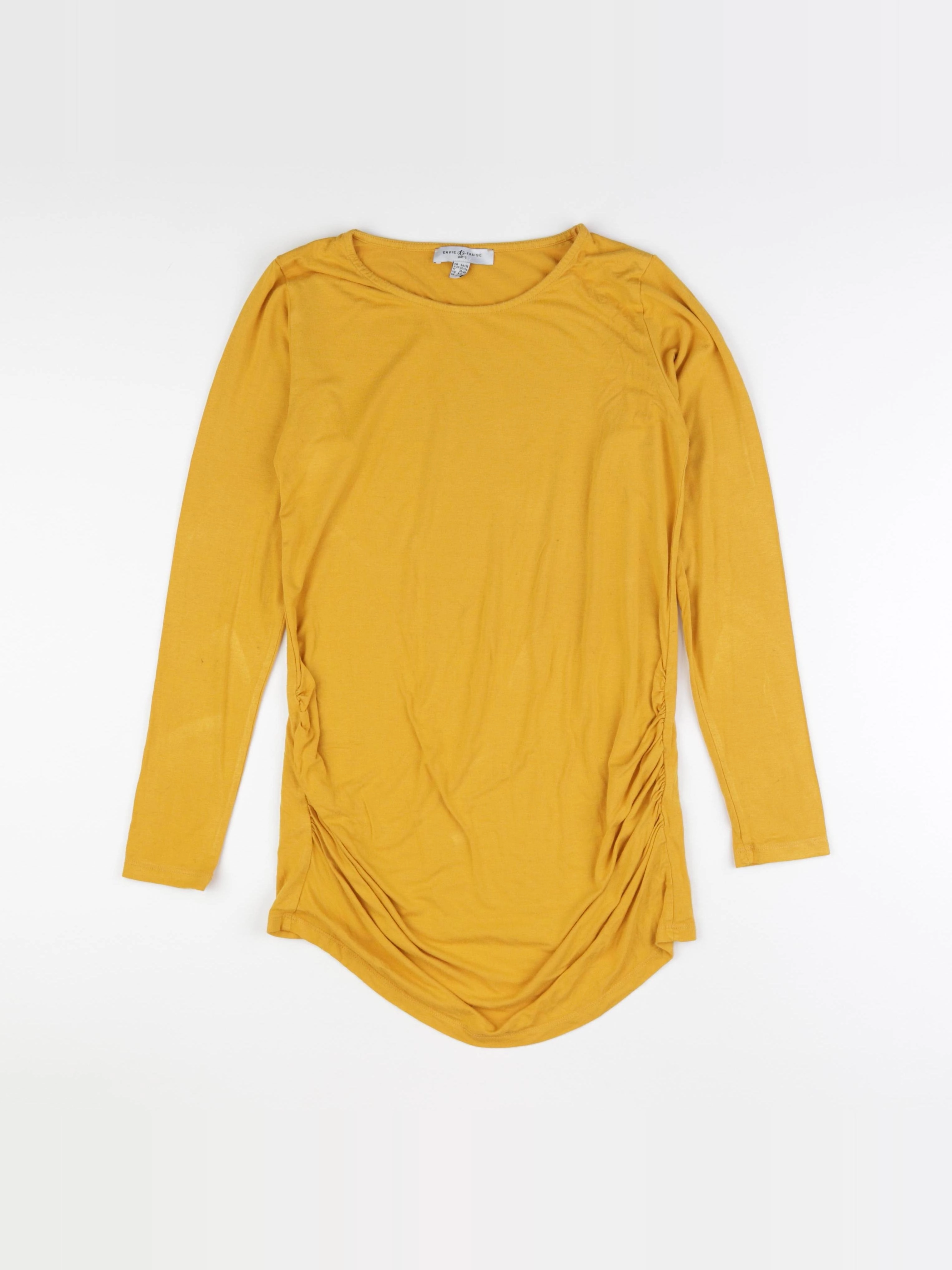 Envie de fraise - tee-shirt allaitement, grossesse jaune - 34 à 36