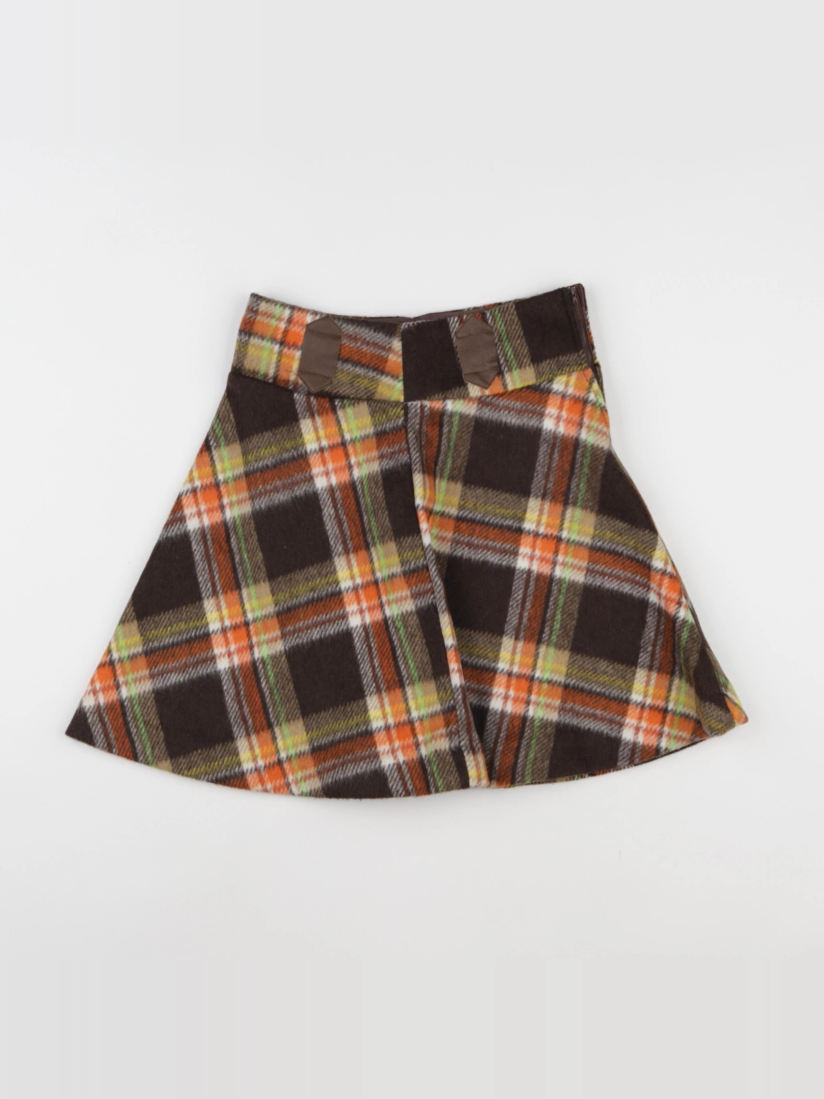 Vintage - jupe marron - 8 ans
