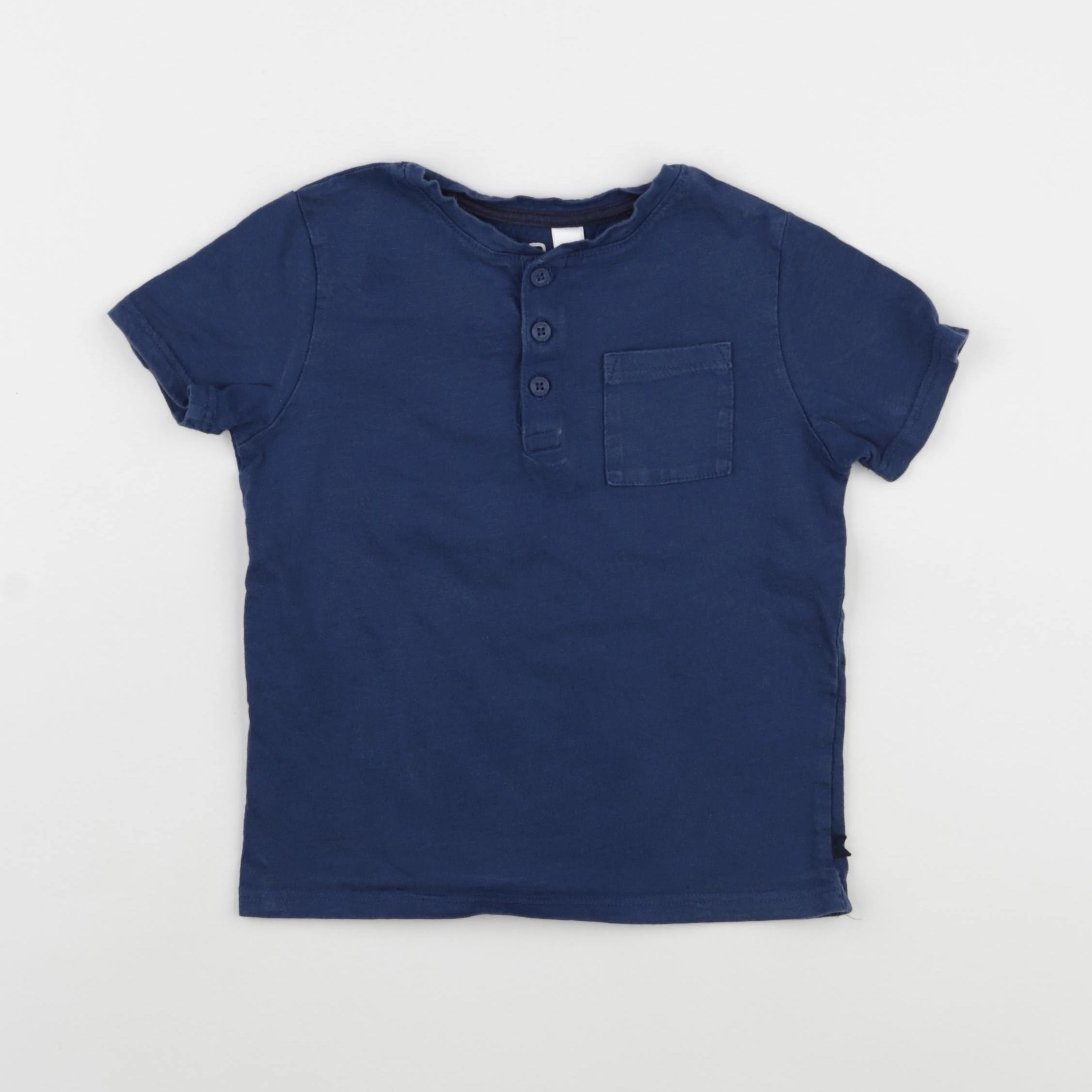 Okaidi - tee-shirt bleu - 4 ans