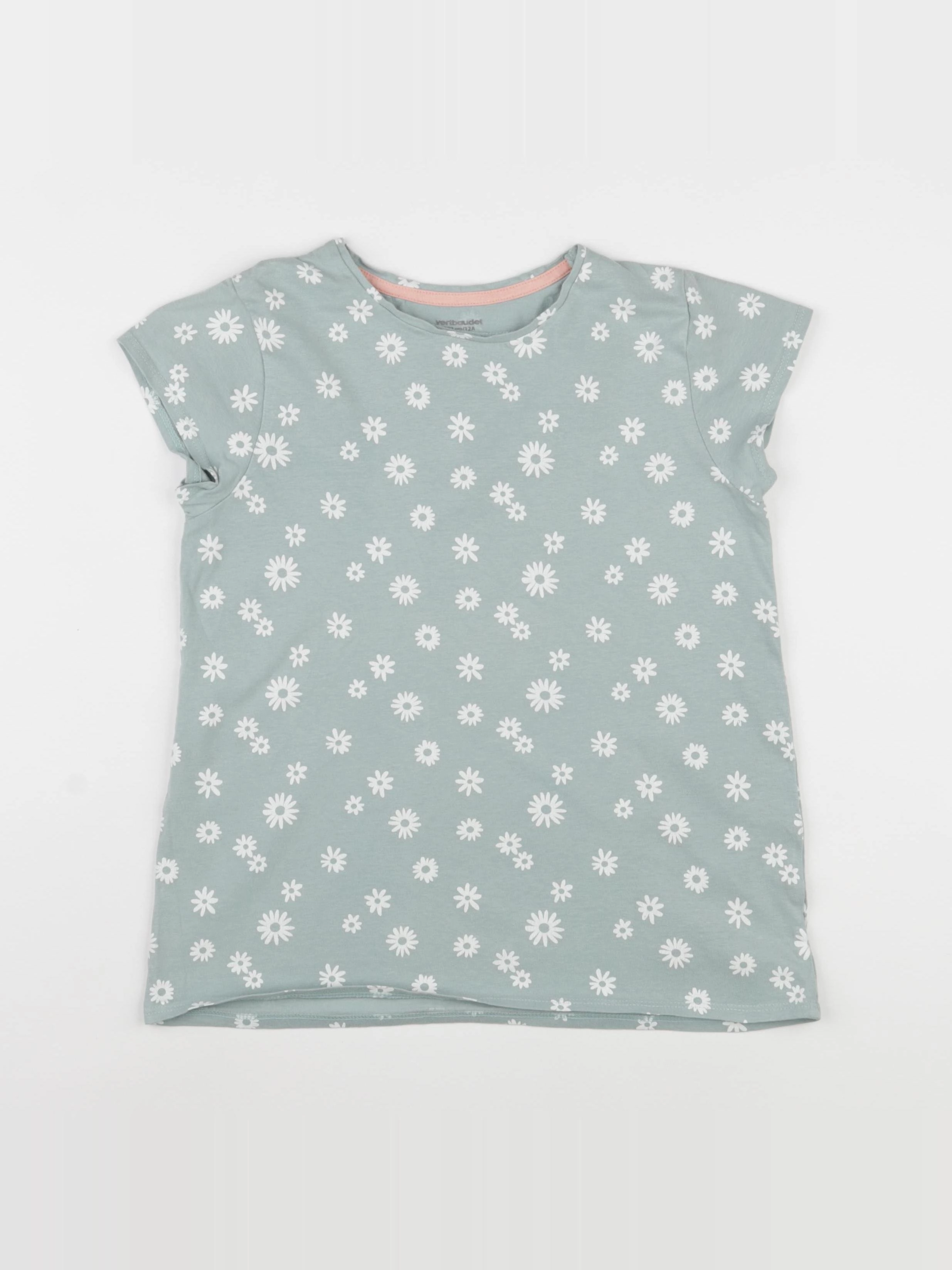 Vertbaudet - tee-shirt vert - 12 ans