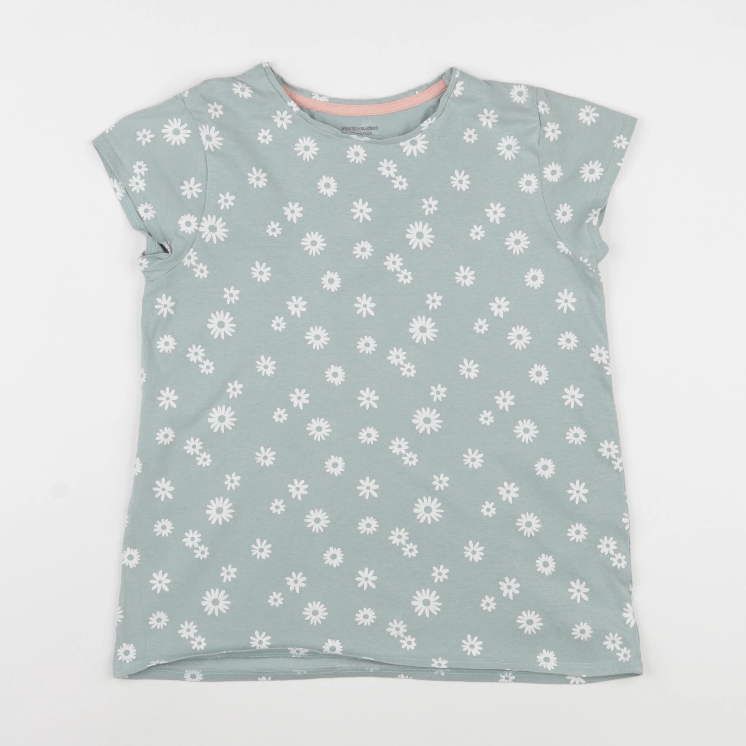 Vertbaudet - tee-shirt vert - 12 ans