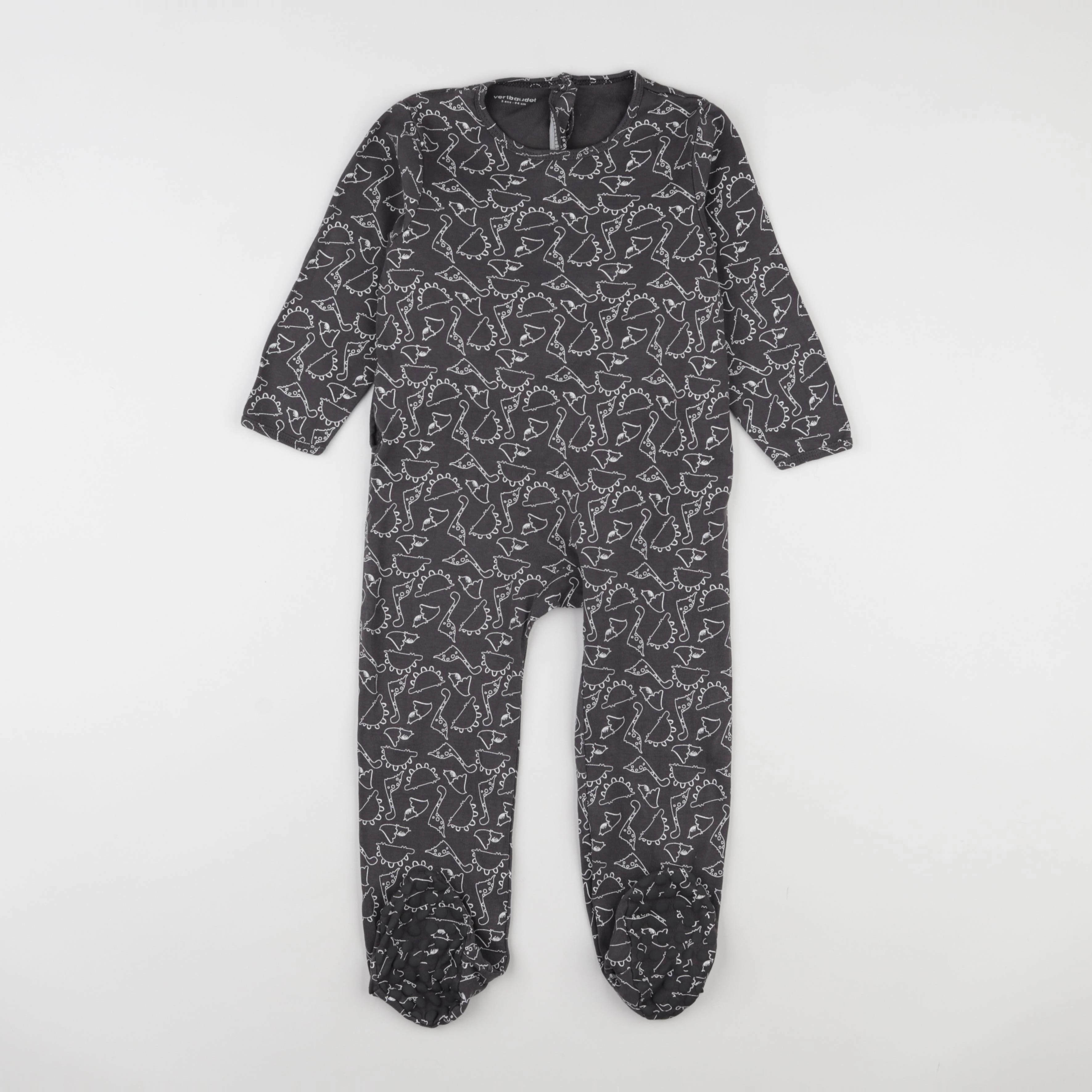 Vertbaudet - pyjama coton gris - 3 ans