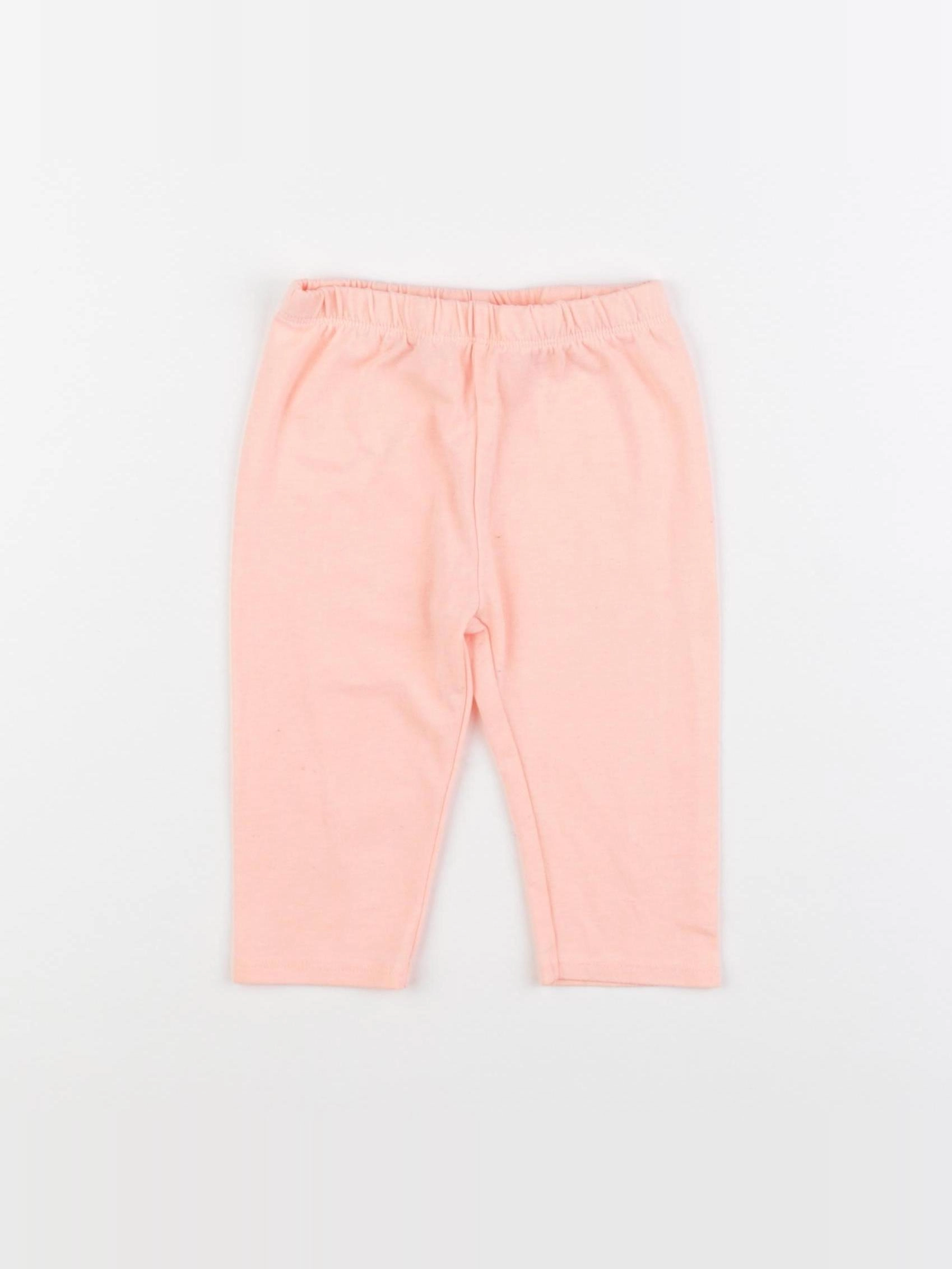 Vertbaudet - legging court rose fluo - 24 mois