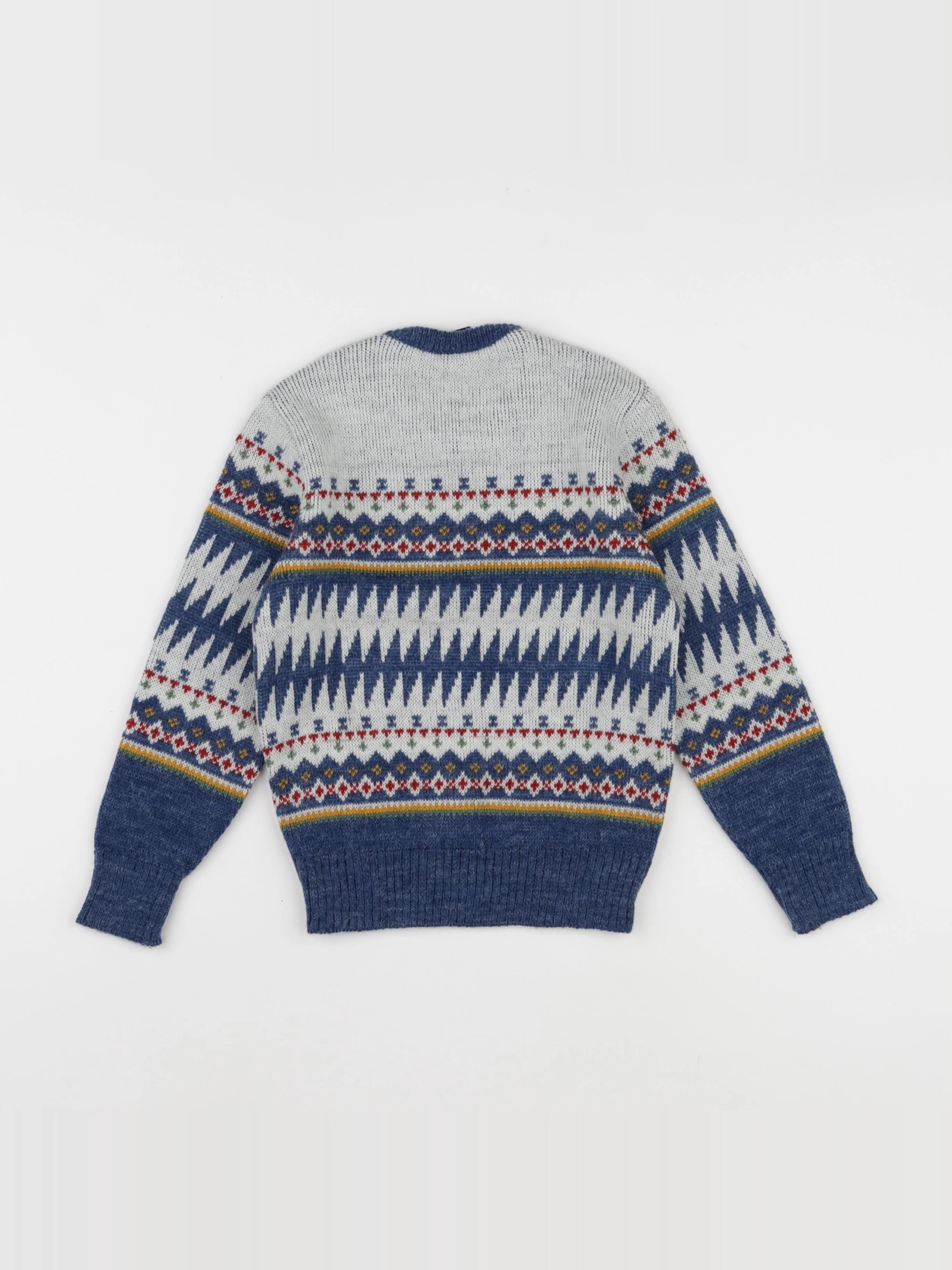 Vintage - pull bleu - 6 ans