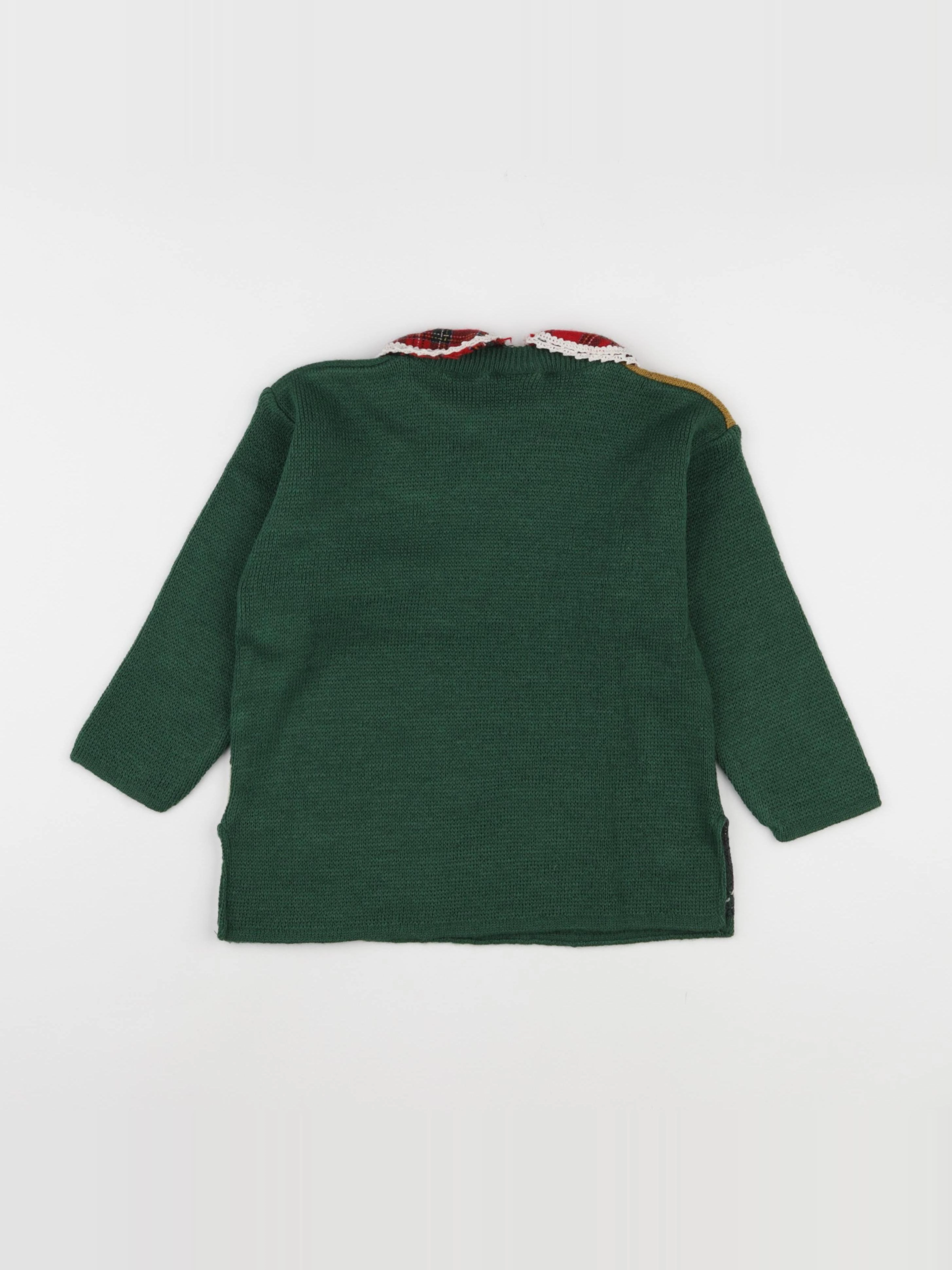 Vintage - pull vert - 5 ans