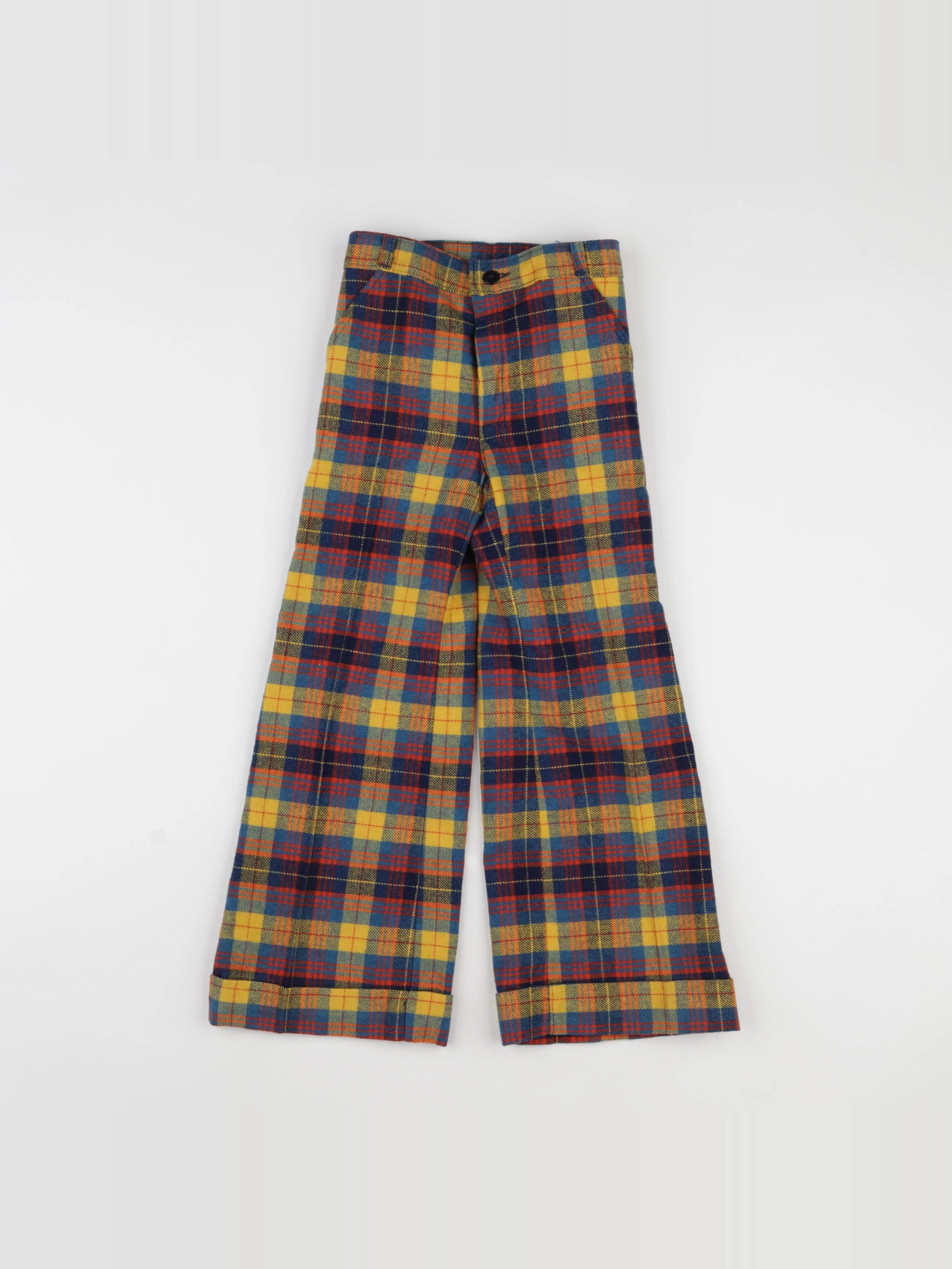 Vintage - pantalon jaune, bleu - 5 ans