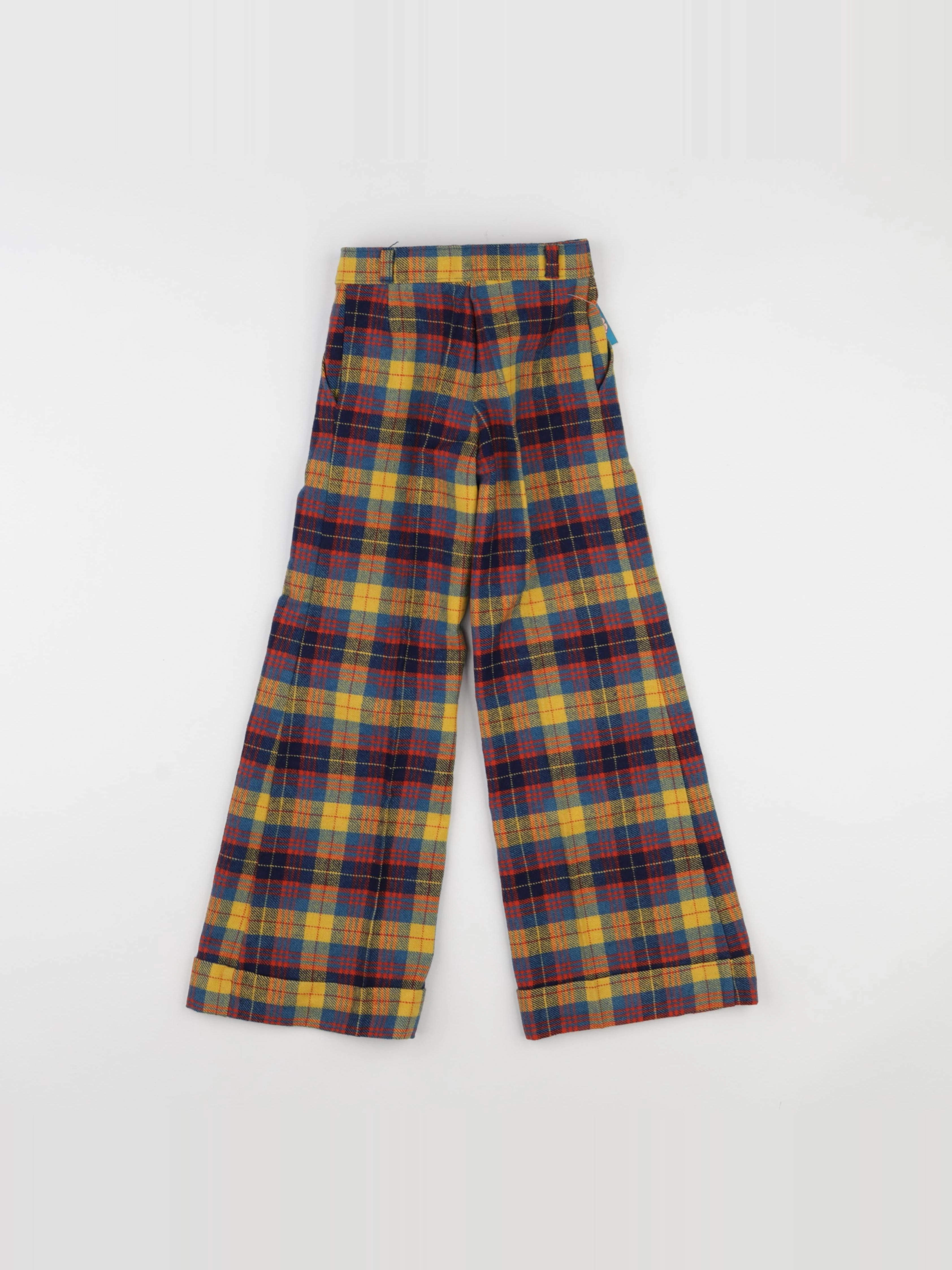 Vintage - pantalon jaune, bleu - 5 ans