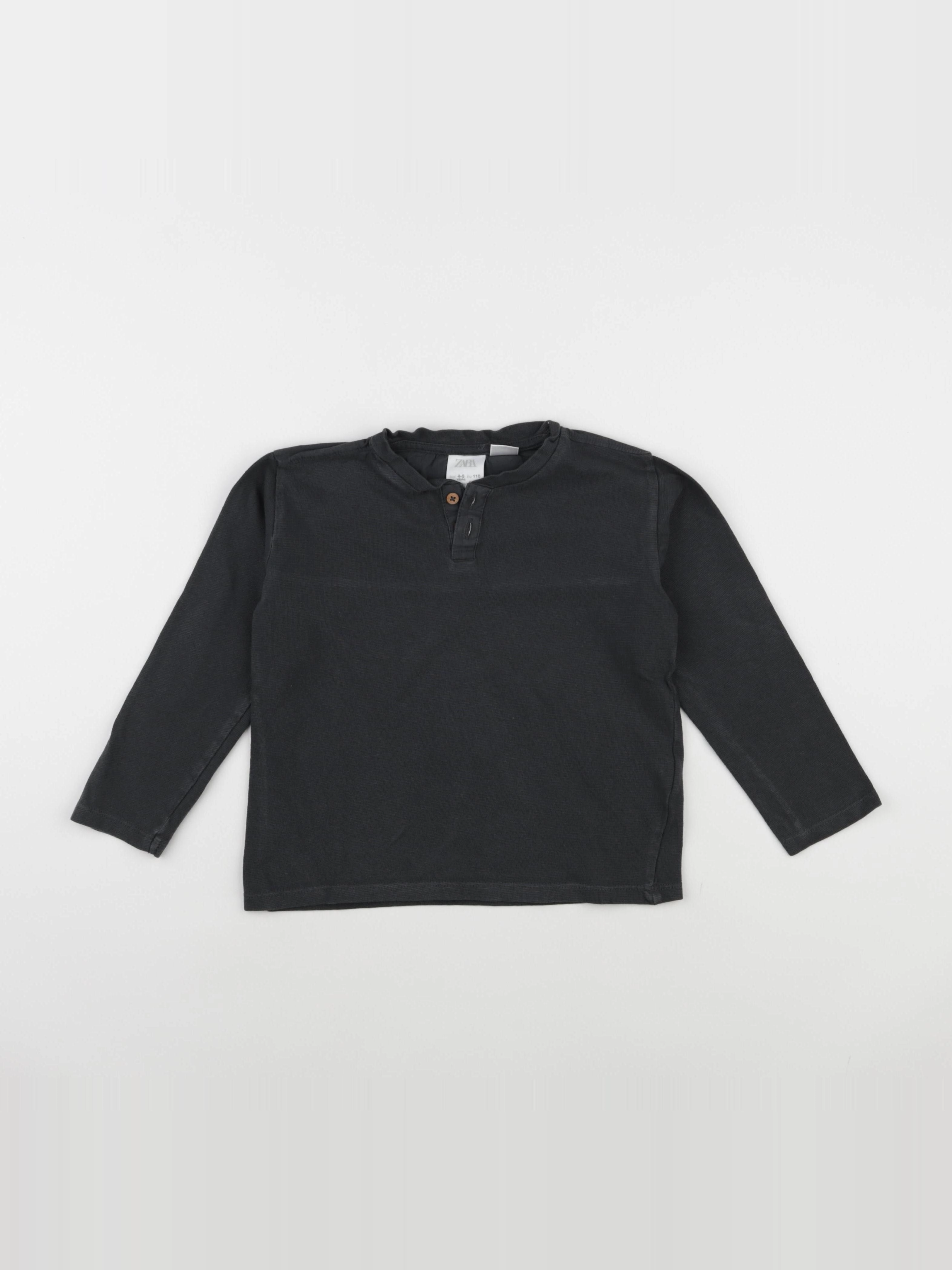 Zara - tee-shirt gris - 4/5 ans