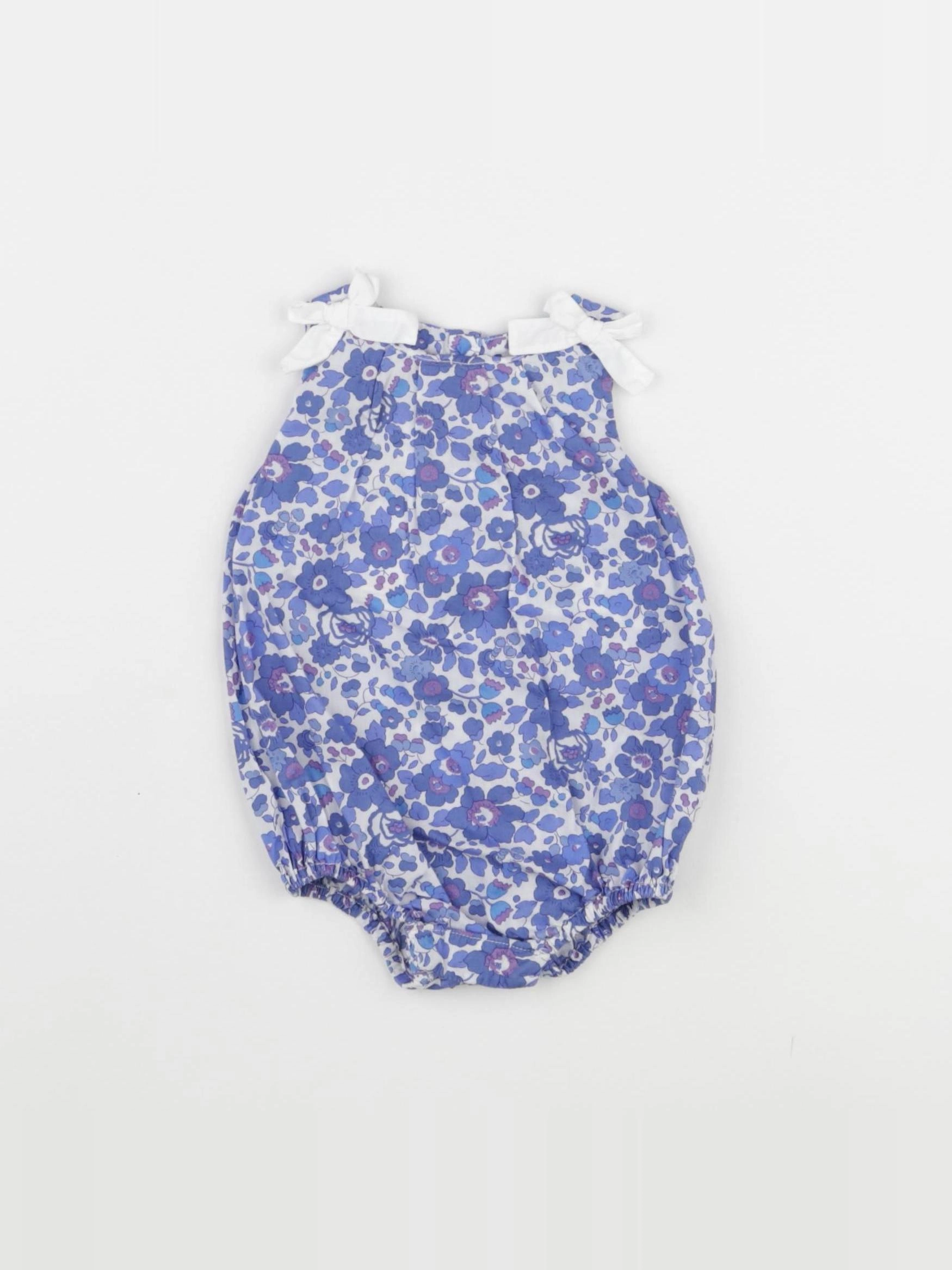 Jacadi - combinaison liberty bleu - 1 mois