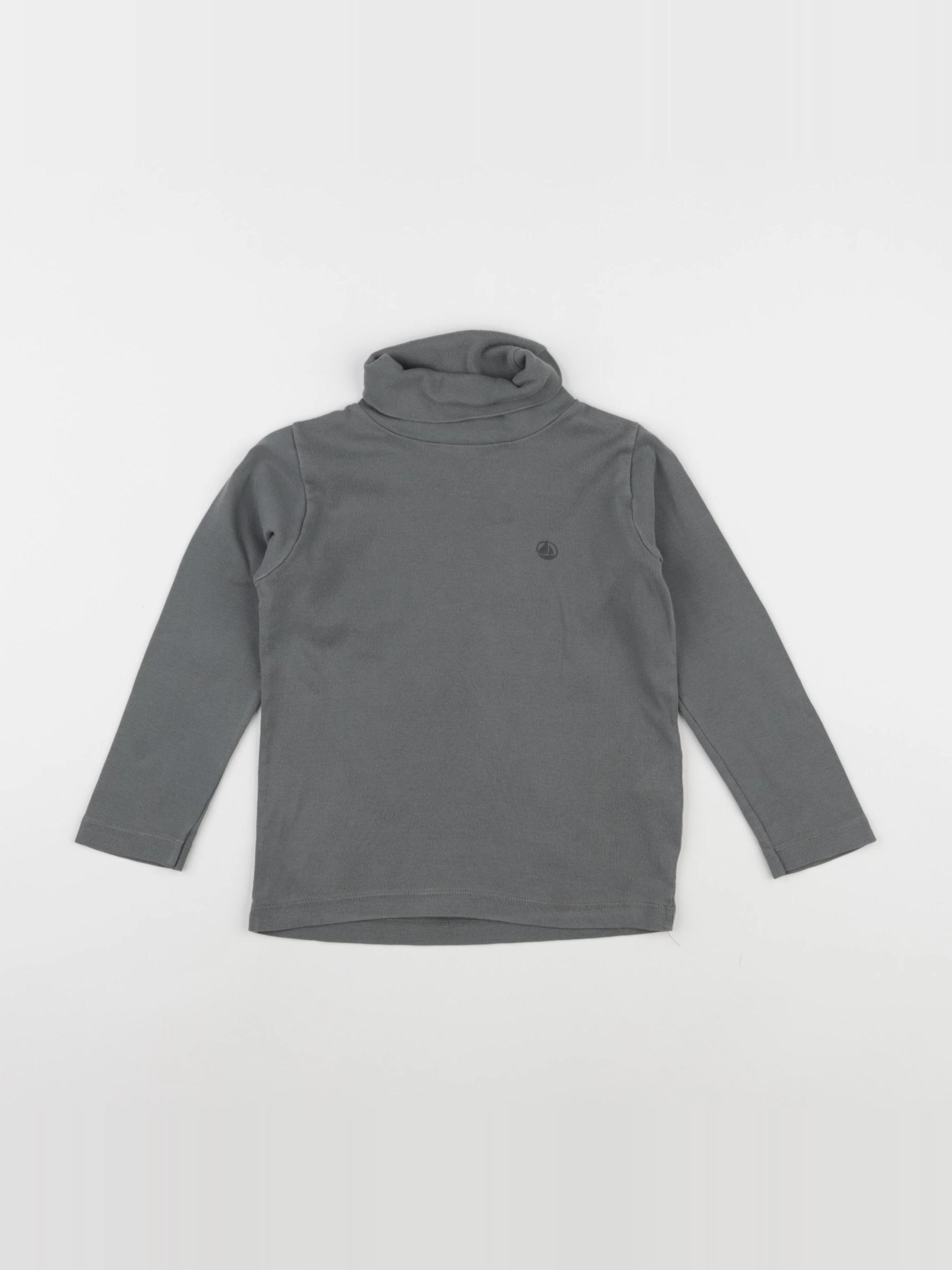 Petit Bateau - sous-pull gris - 4 ans