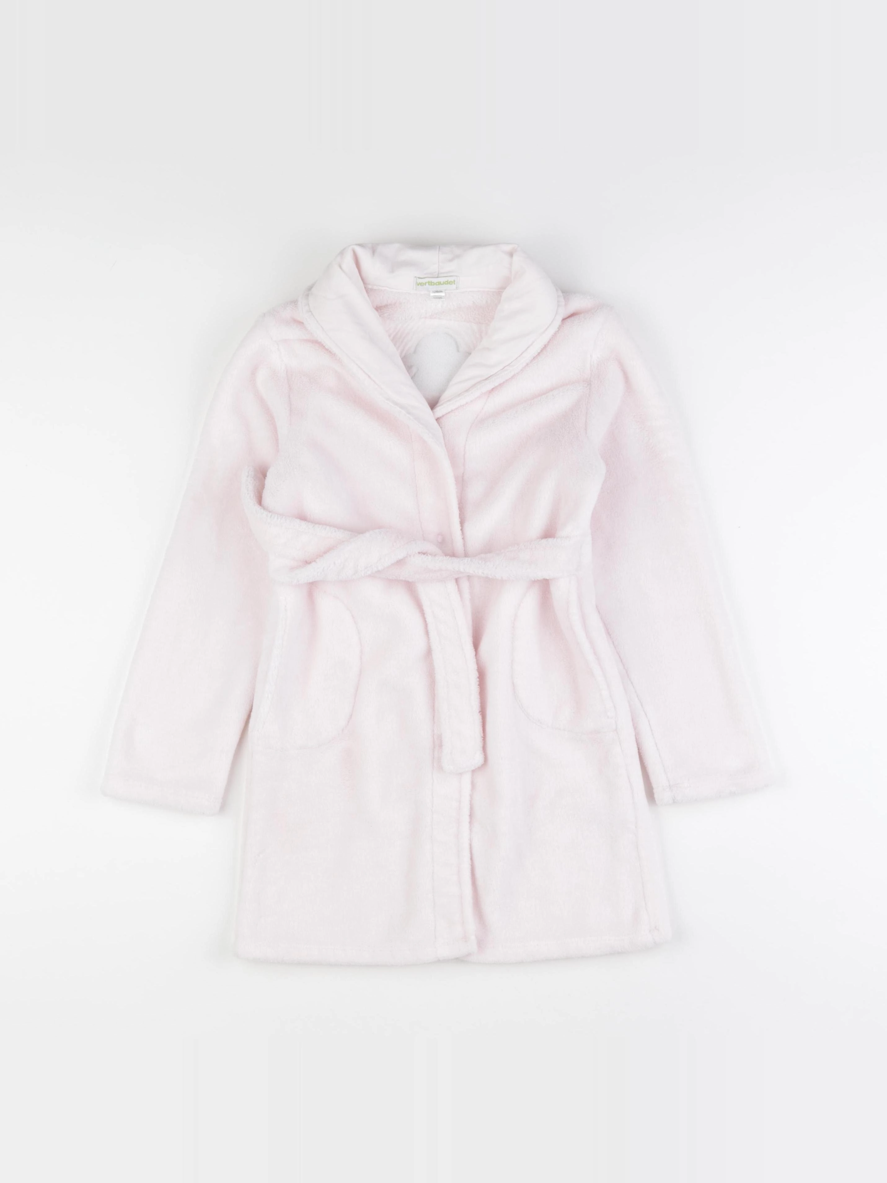 Vertbaudet - robe de chambre rose, or - 8 ans
