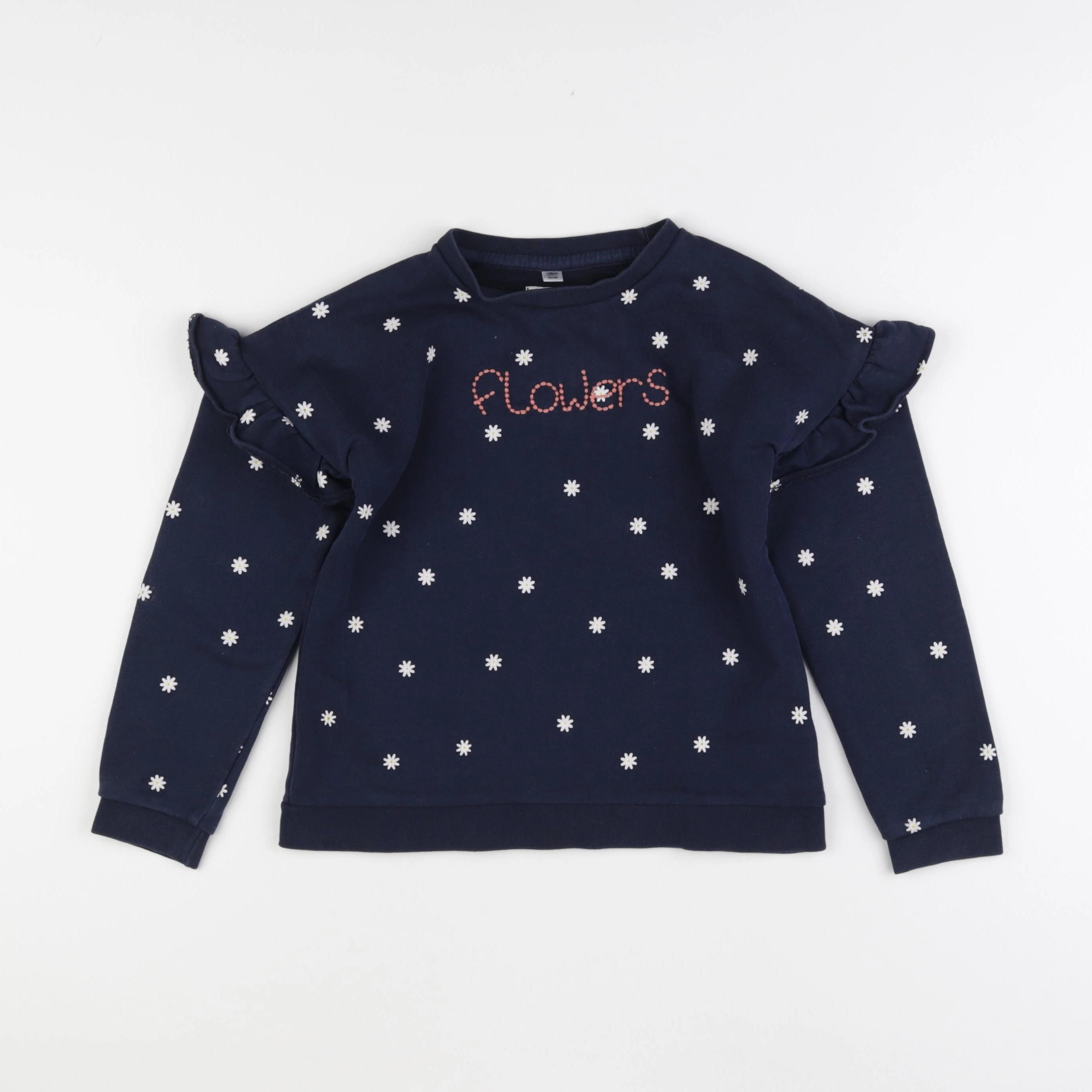 Vertbaudet - sweat bleu - 8 ans