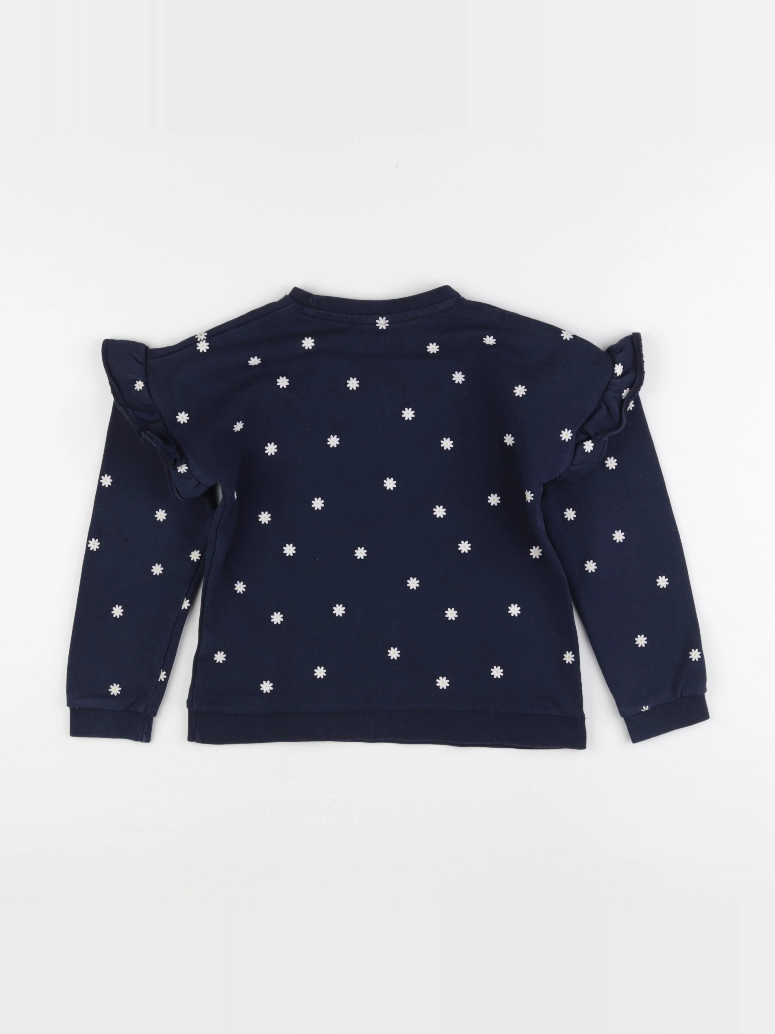 Vertbaudet - sweat bleu - 8 ans