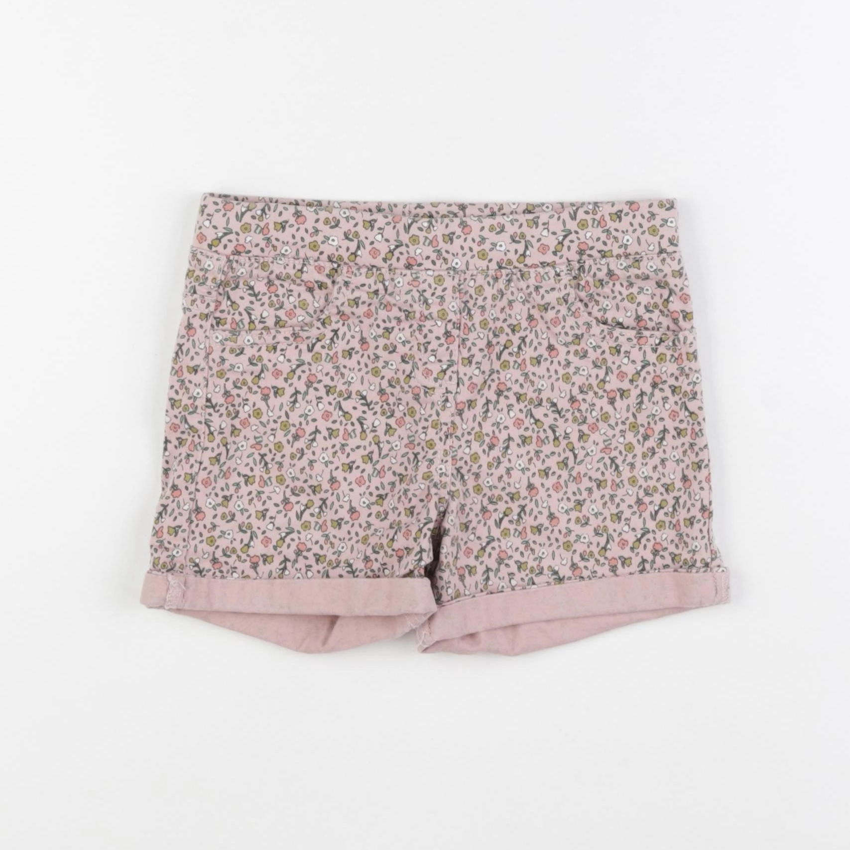 Vertbaudet - short rose - 7 ans