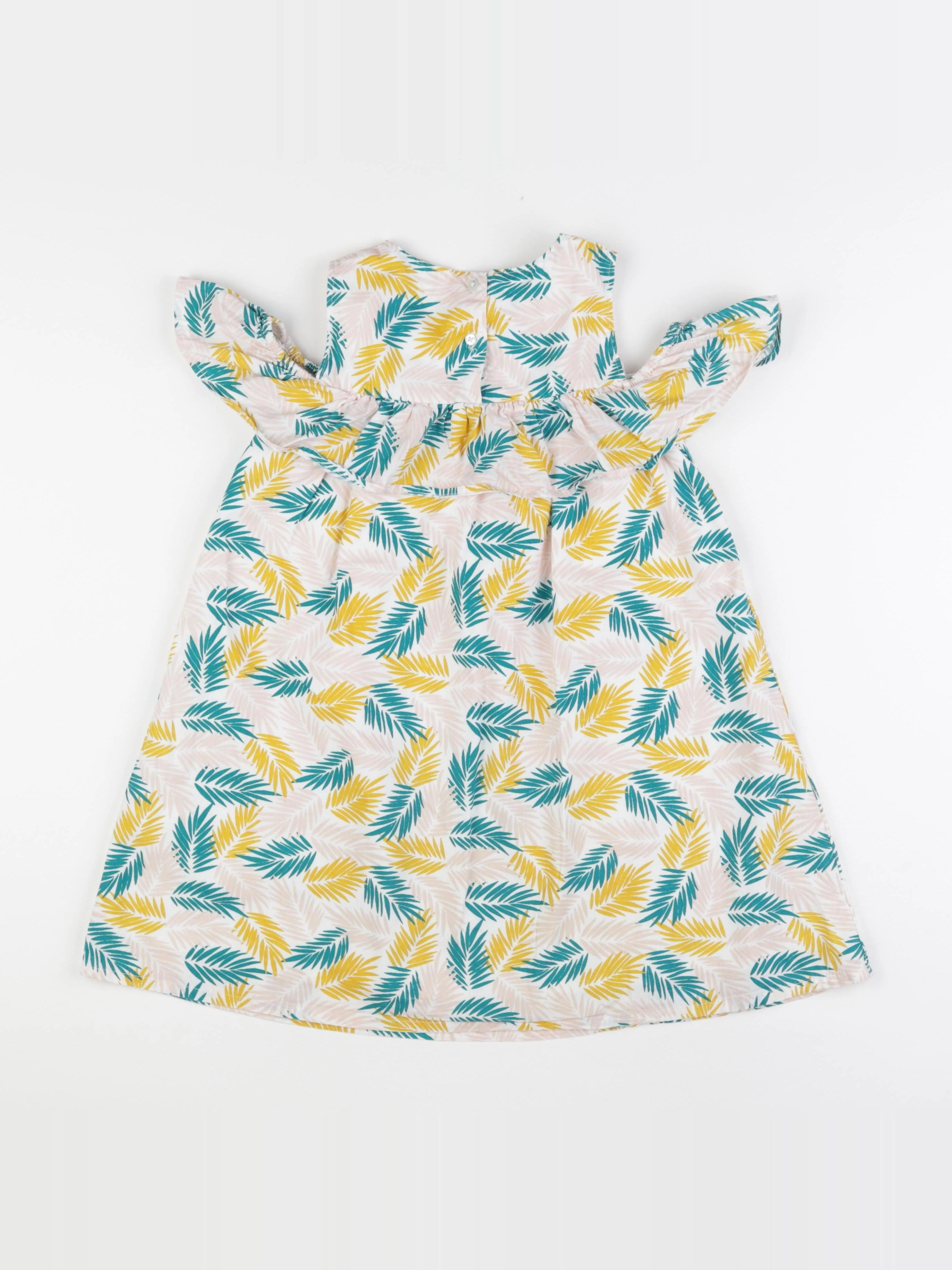 Vertbaudet - robe multicolore - 7 ans