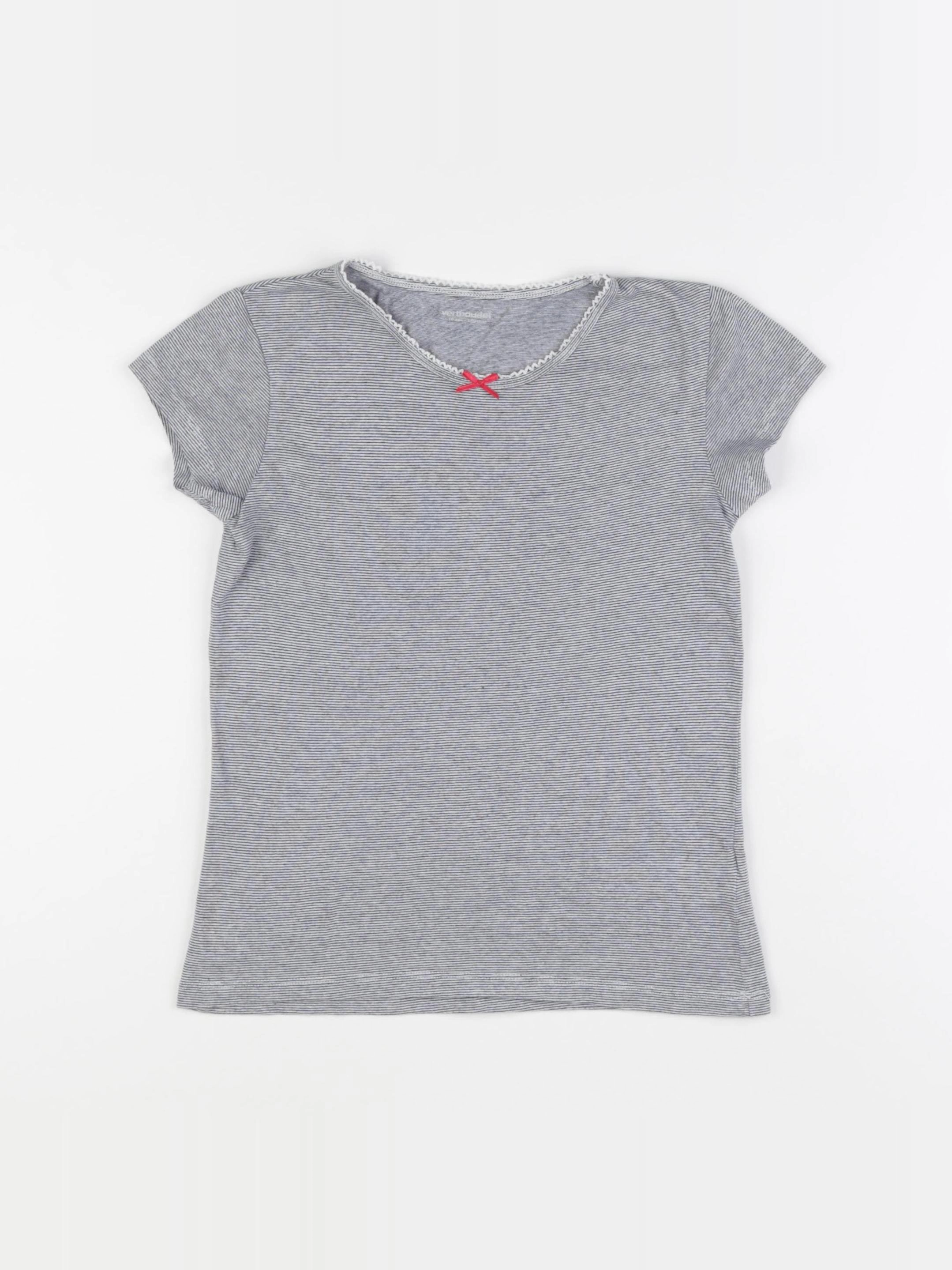 Vertbaudet - maillot de corps gris - 10 ans