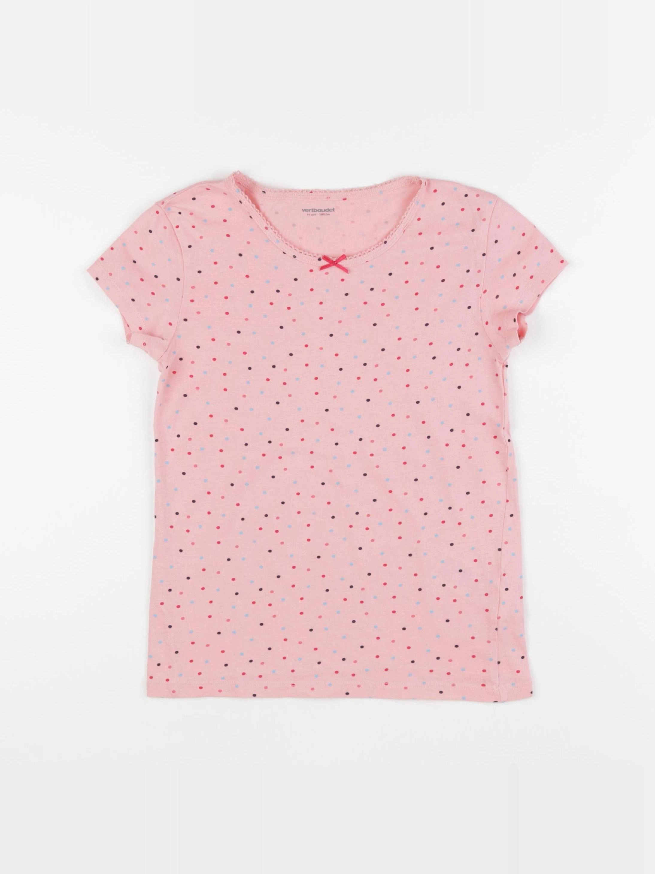 Vertbaudet - maillot de corps rose - 10 ans