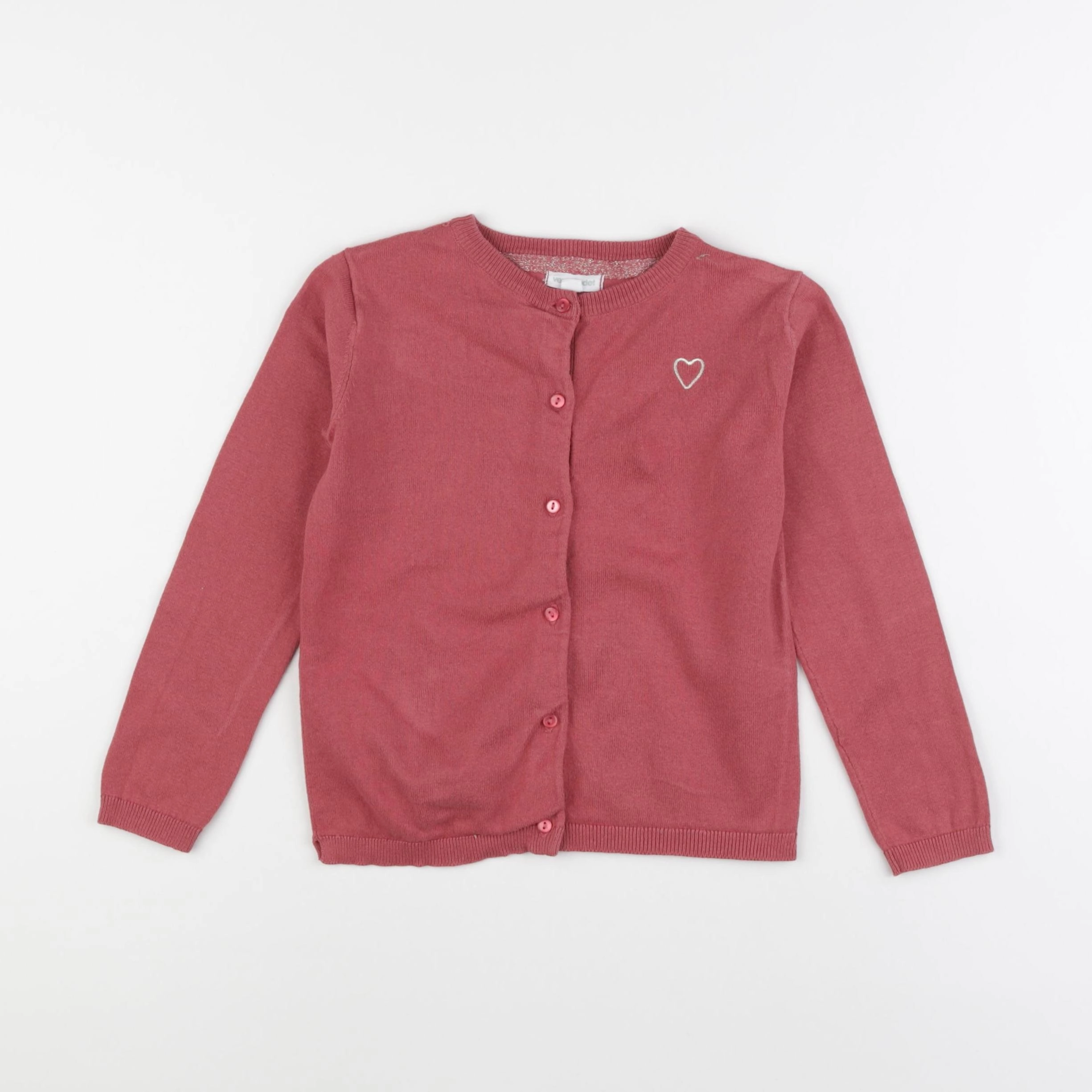 Vertbaudet - gilet rose - 5 ans