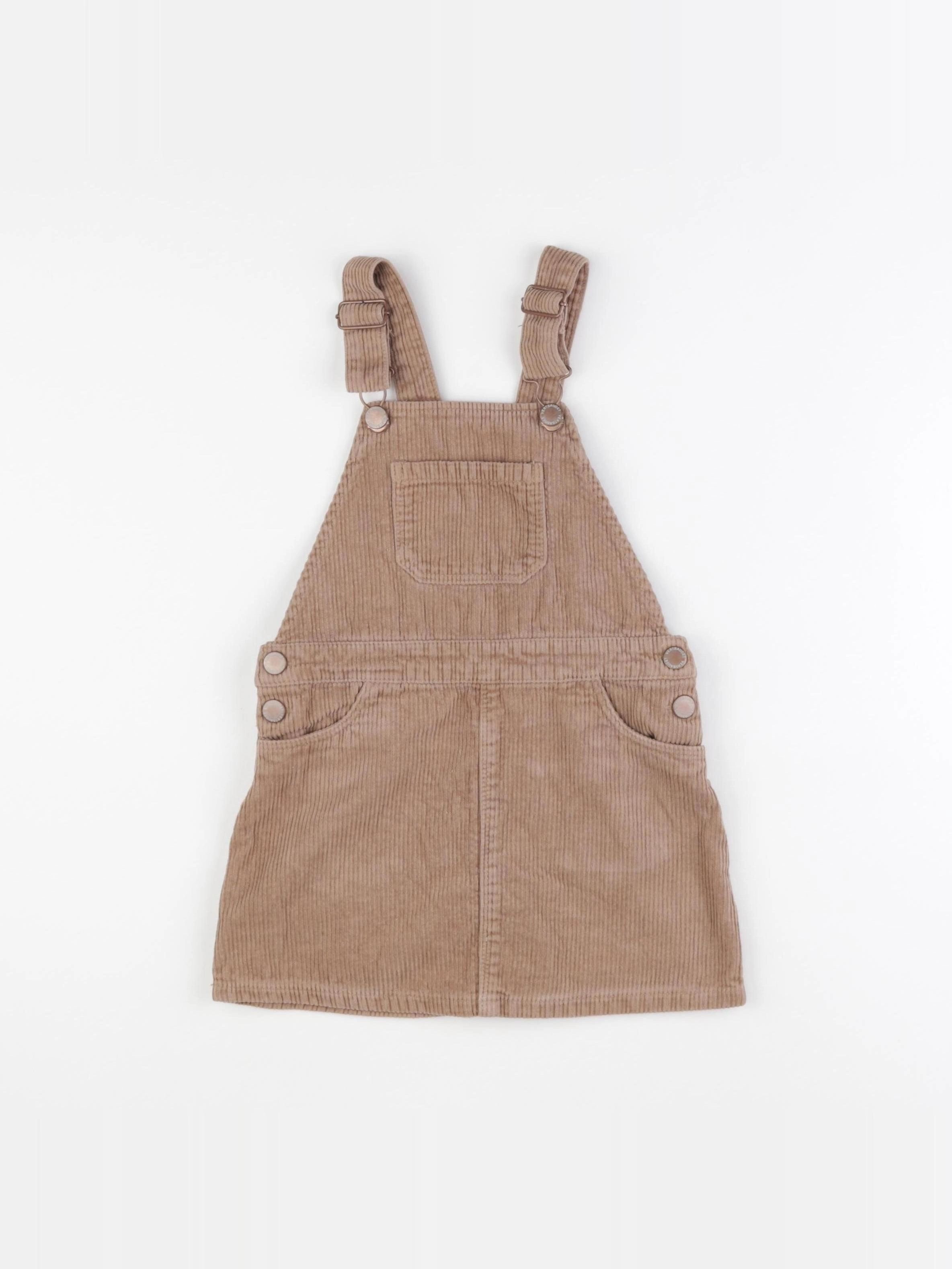 Vertbaudet - robe marron - 4 ans