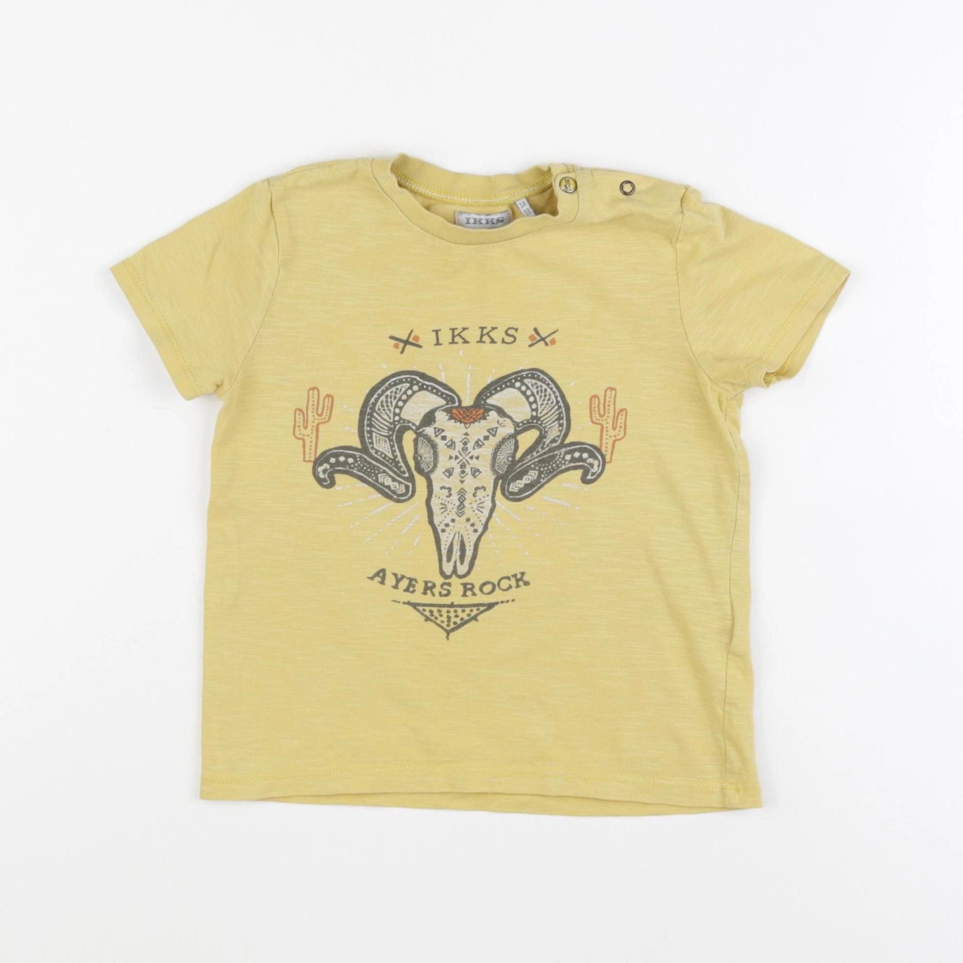 IKKS - tee-shirt jaune - 3 ans
