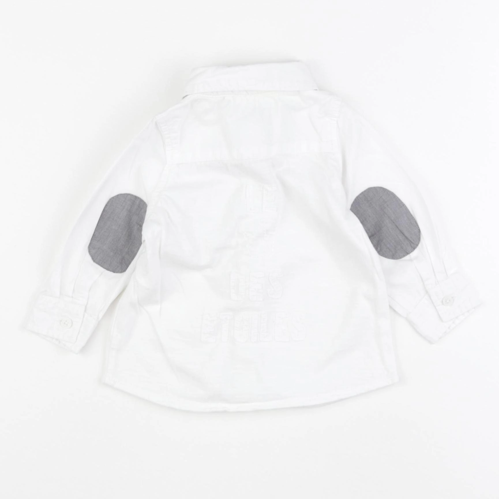 IKKS - chemise imprimé au dos blanc - 6 mois